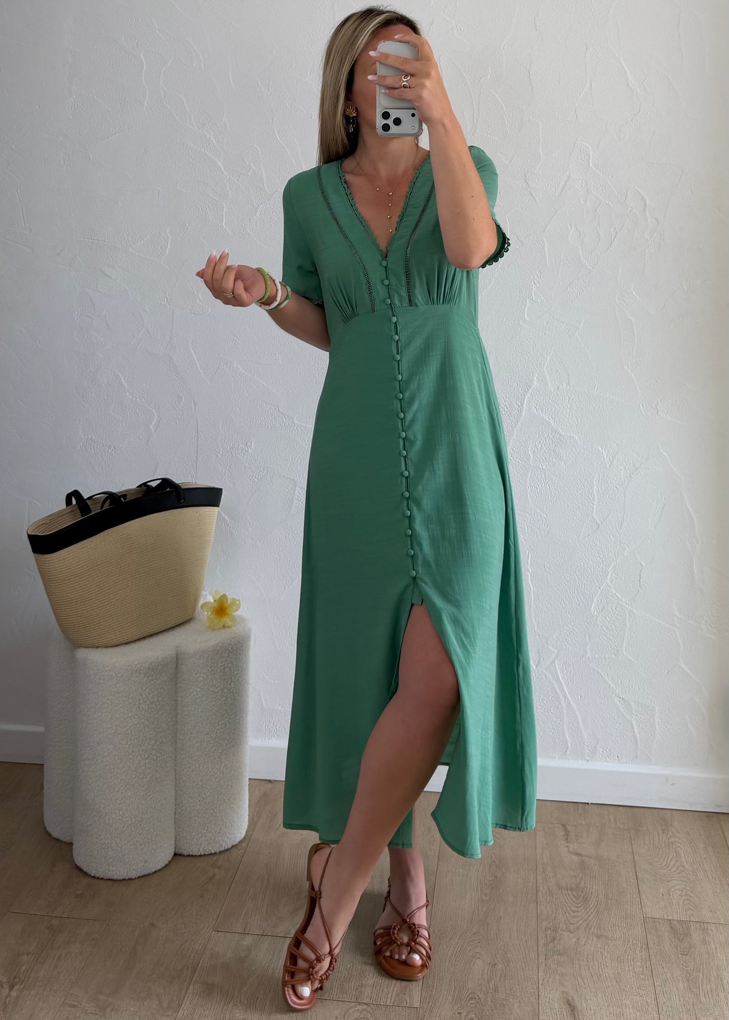 Robe IRINA Vert
