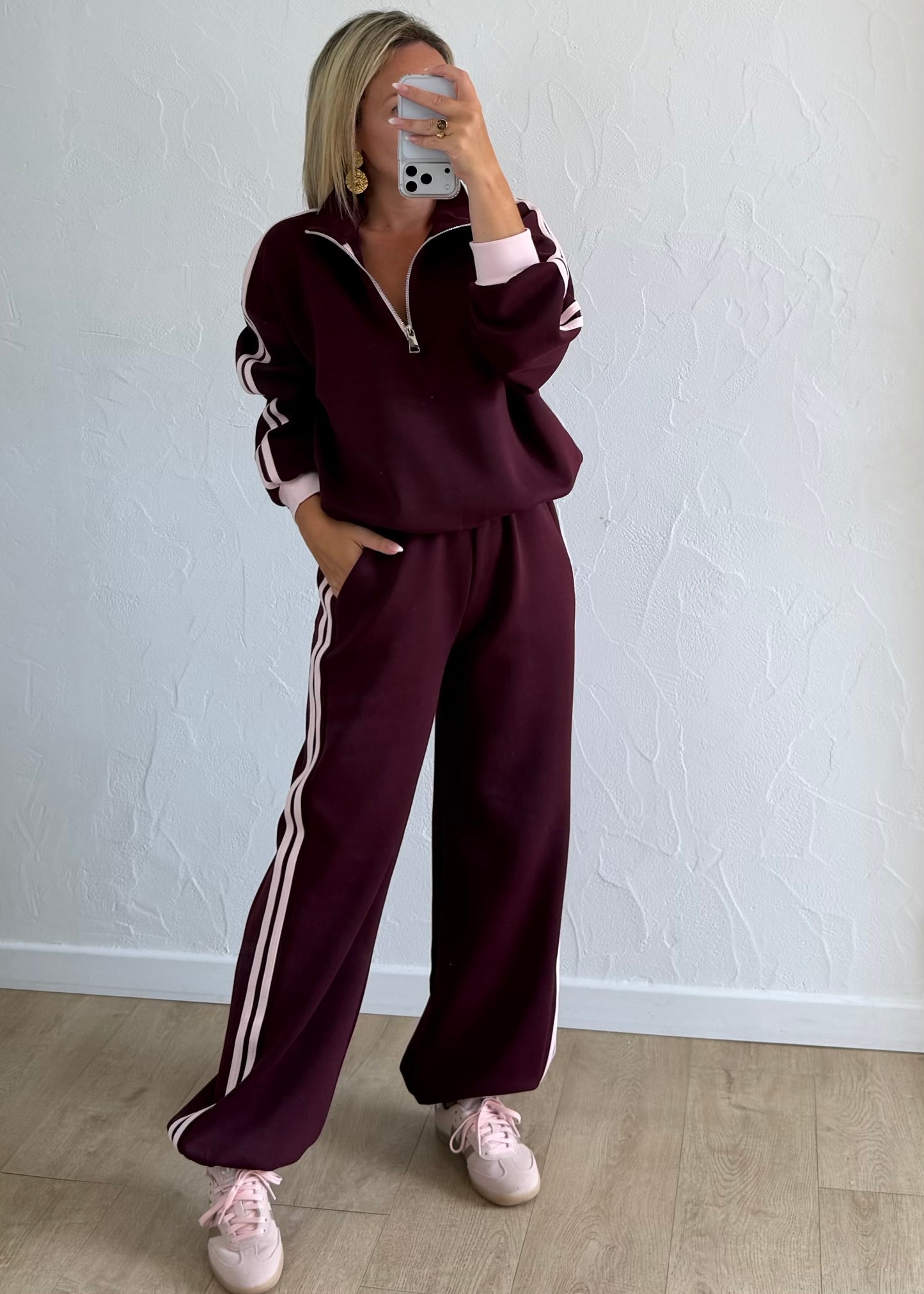 Pantalon Viny bordeaux