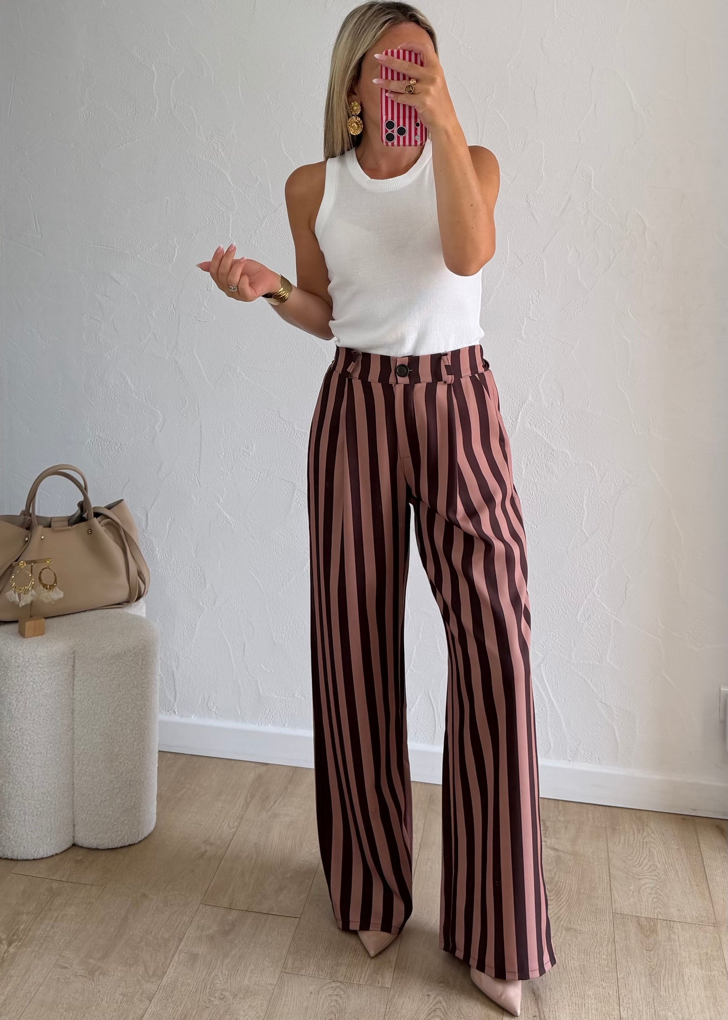 Pantalon ORIANE Camel