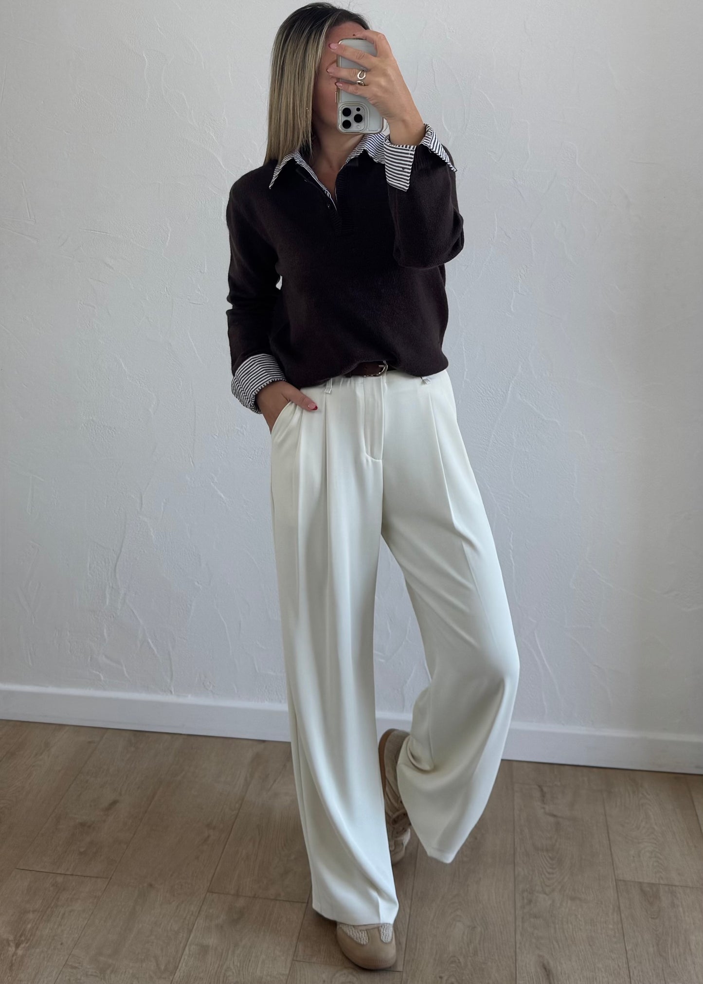 Pull ORELIANE Chocolat