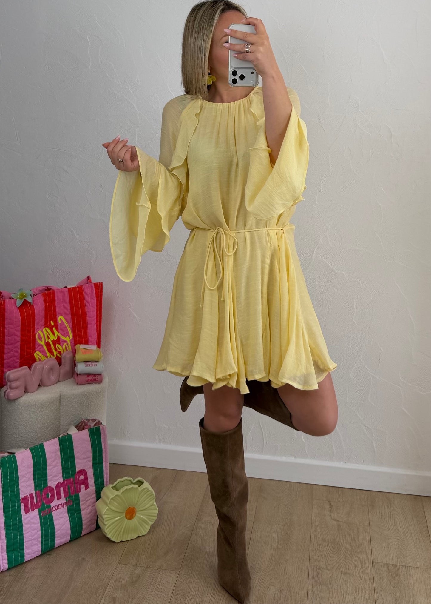 Robe ILYANA Jaune