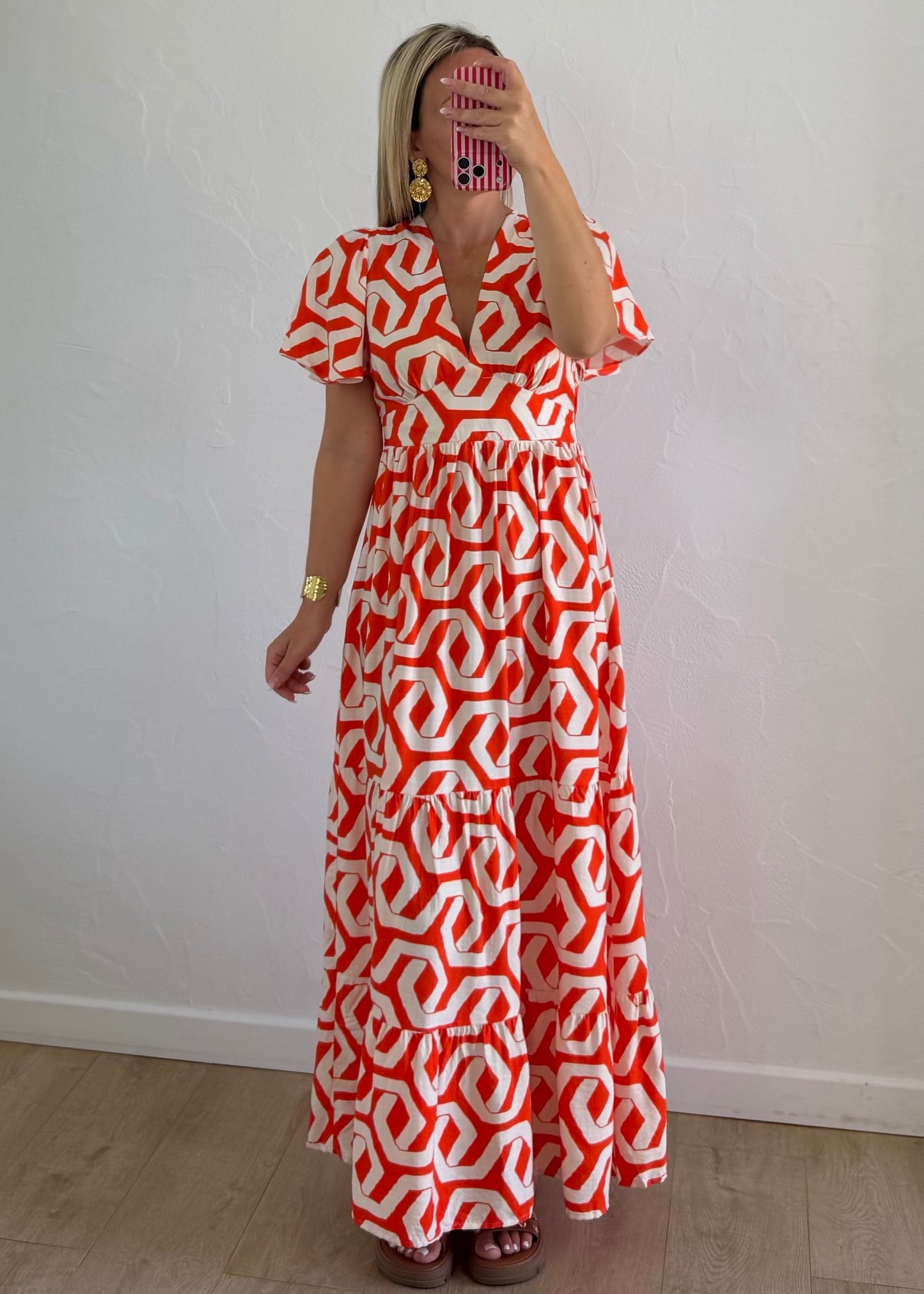 Robe ABIGAELLE Orange