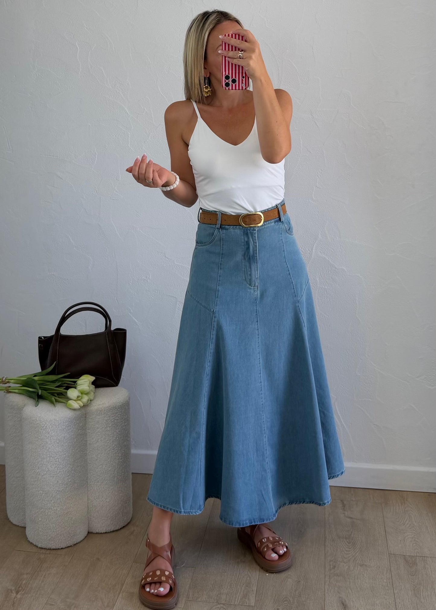 Jupe ROMY Bleu