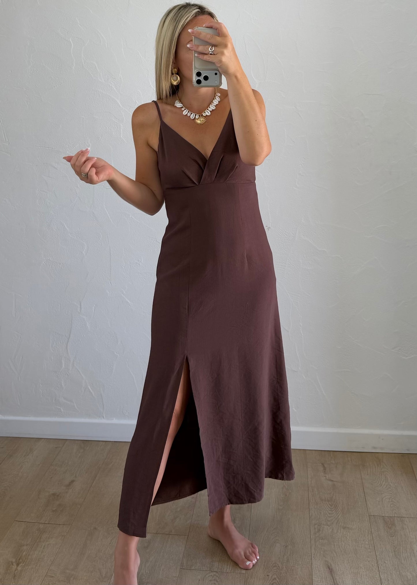 Robe FAUSTINE Choco