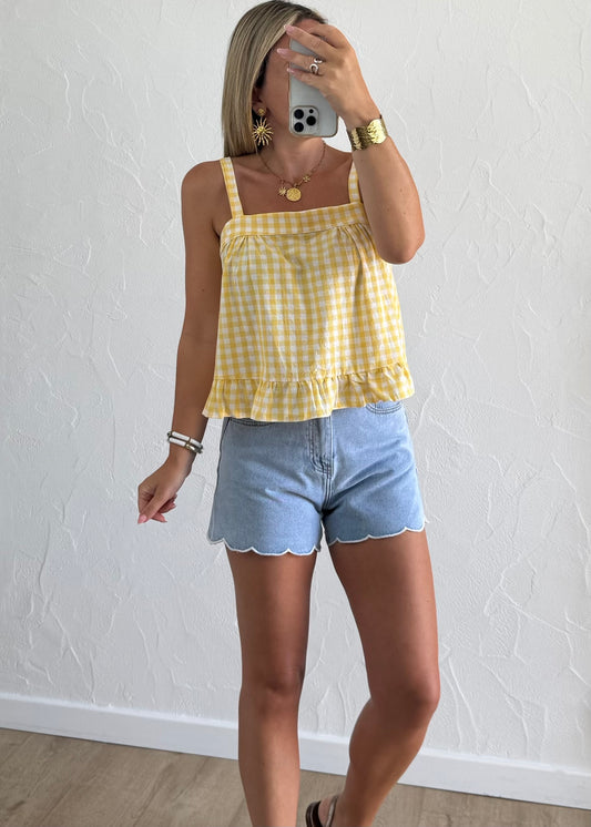 Débardeur Claire Jaune