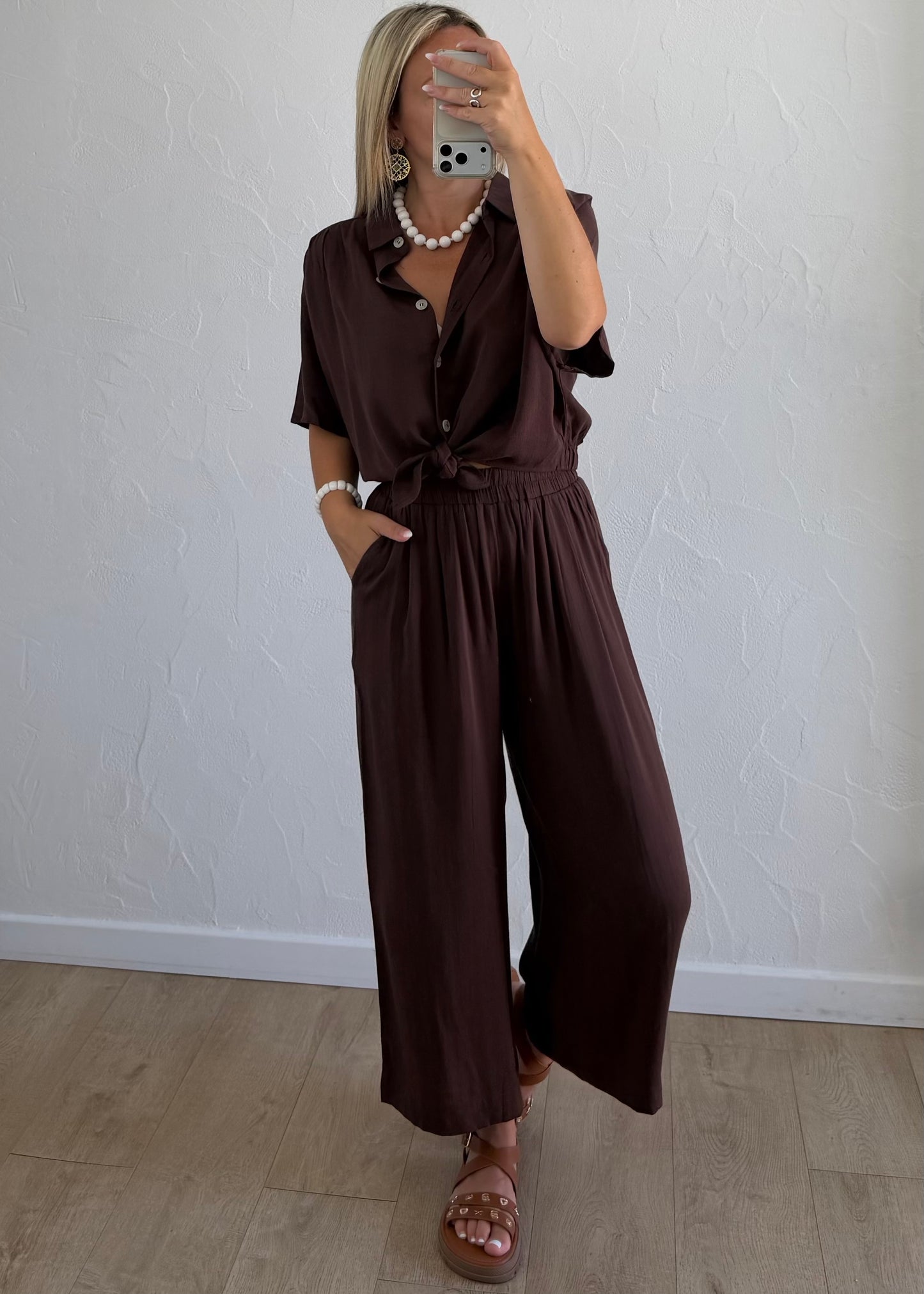 Pantalon JUNE Choco