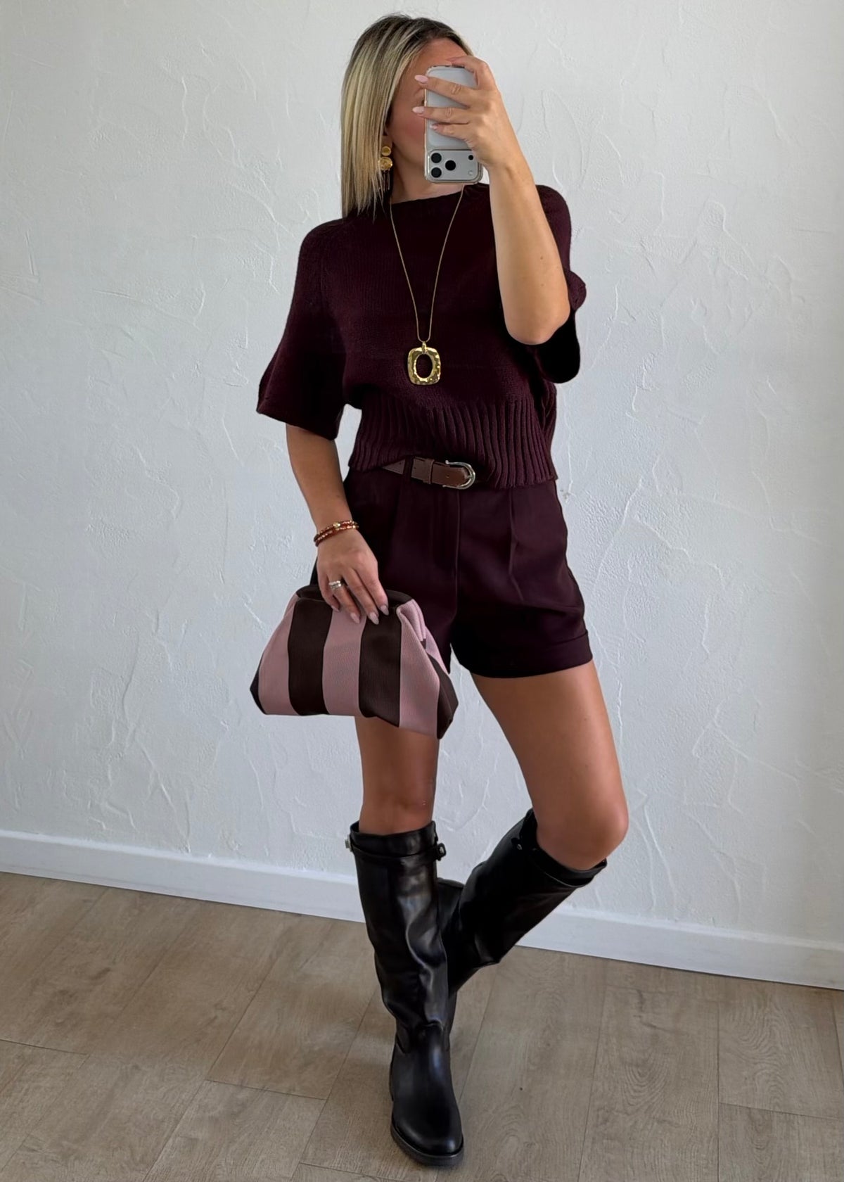 Pull Valentin bordeaux