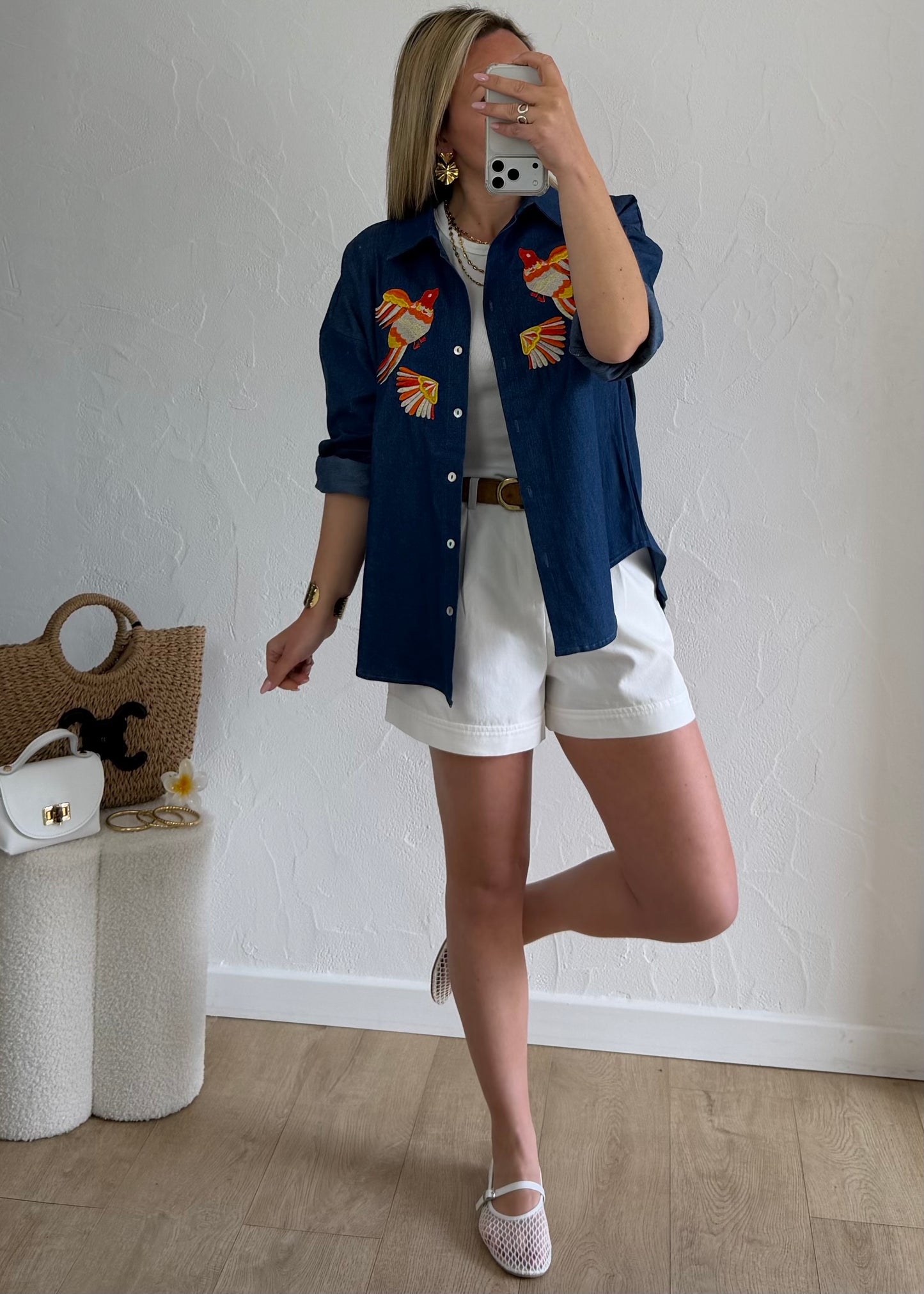 Chemise AUROLINE Bleu