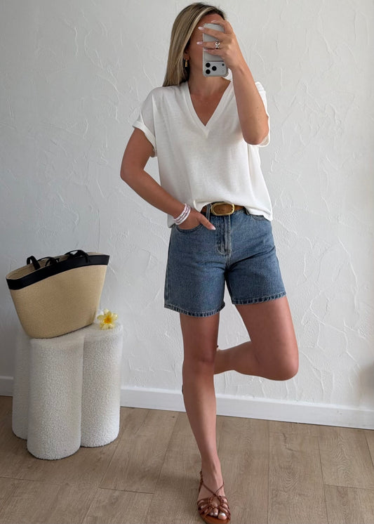 T-shirt Lisa Blanc