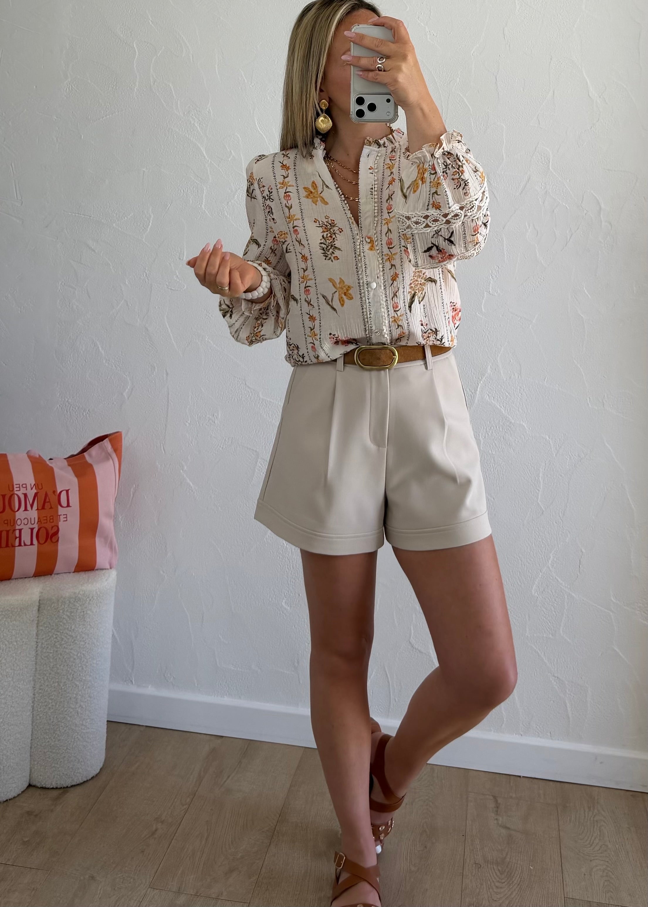 Chemisier BIANCA Jaune