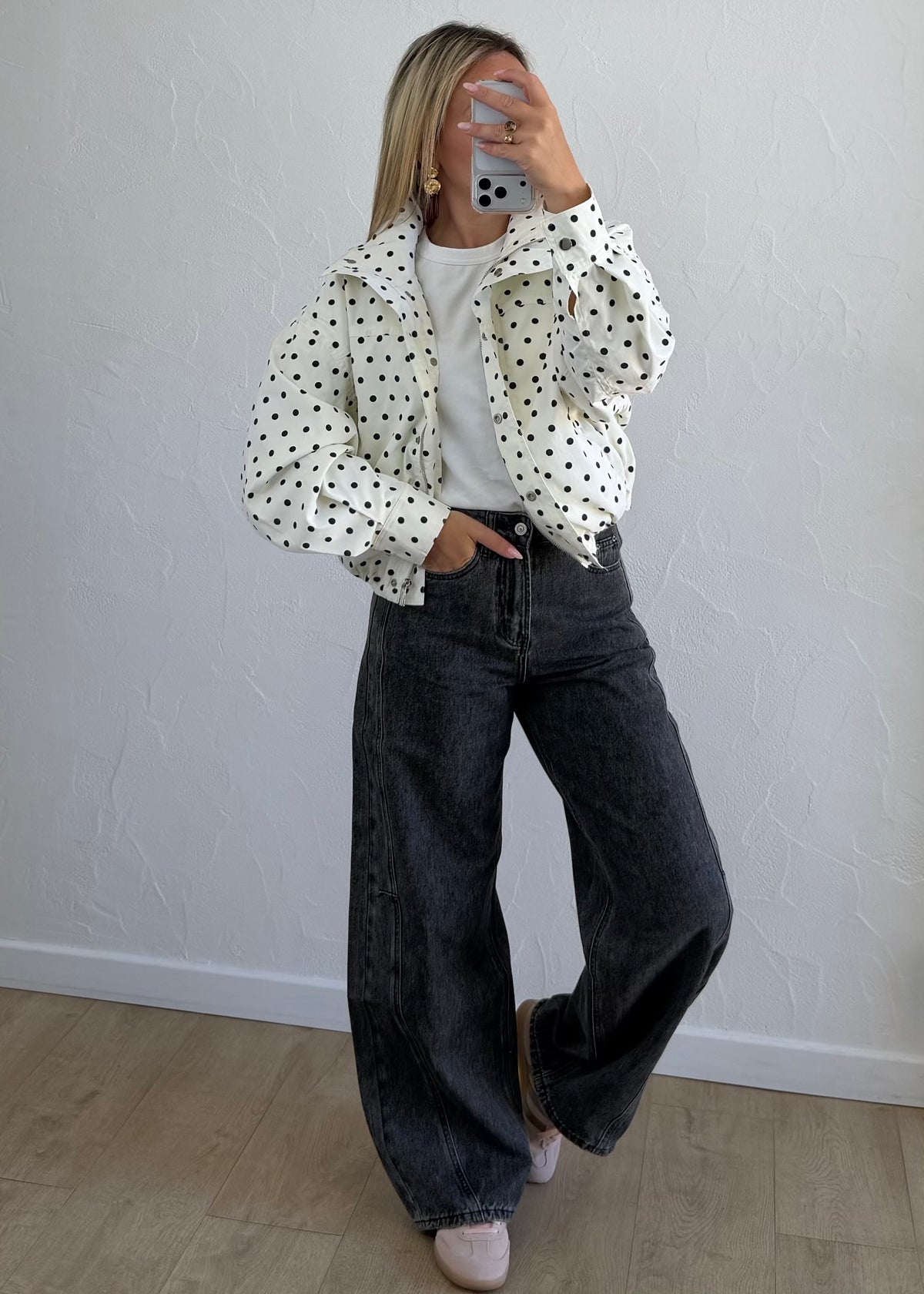 Veste April à pois