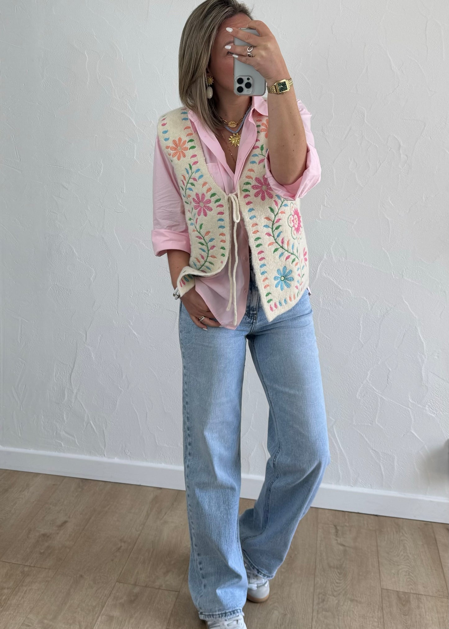 Chemise Mathilde Rose