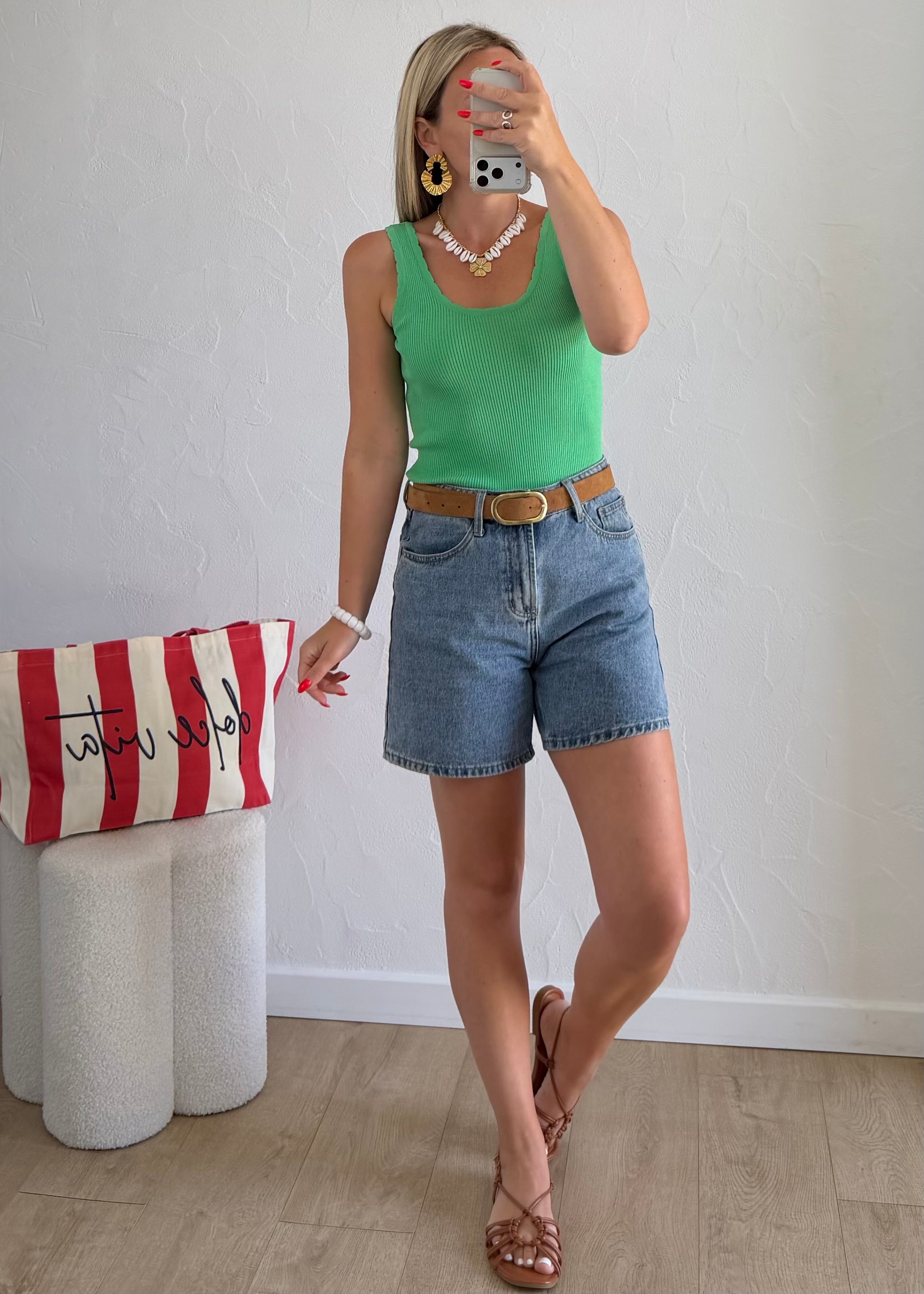 Débardeur NAELLE Vert