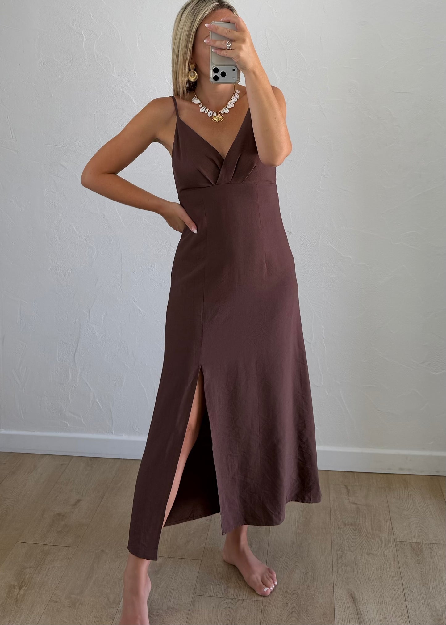 Robe FAUSTINE Choco