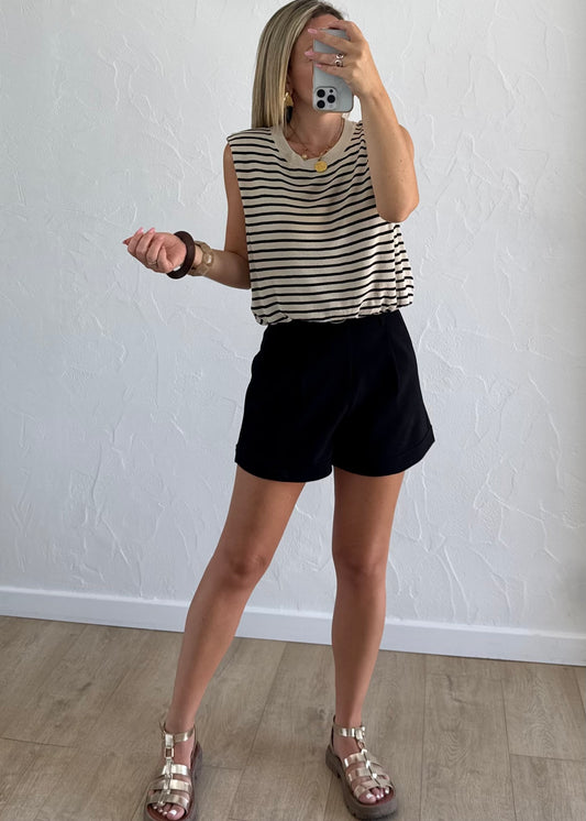 Haut LAURA à Rayures