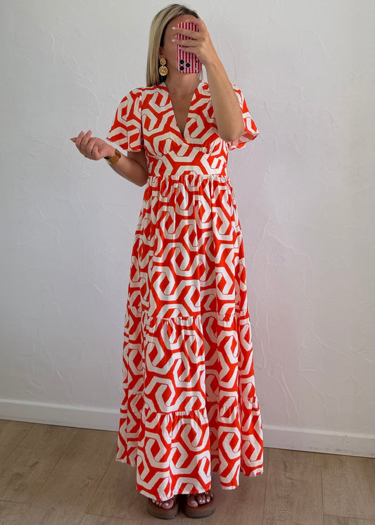 Robe ABIGAELLE Orange