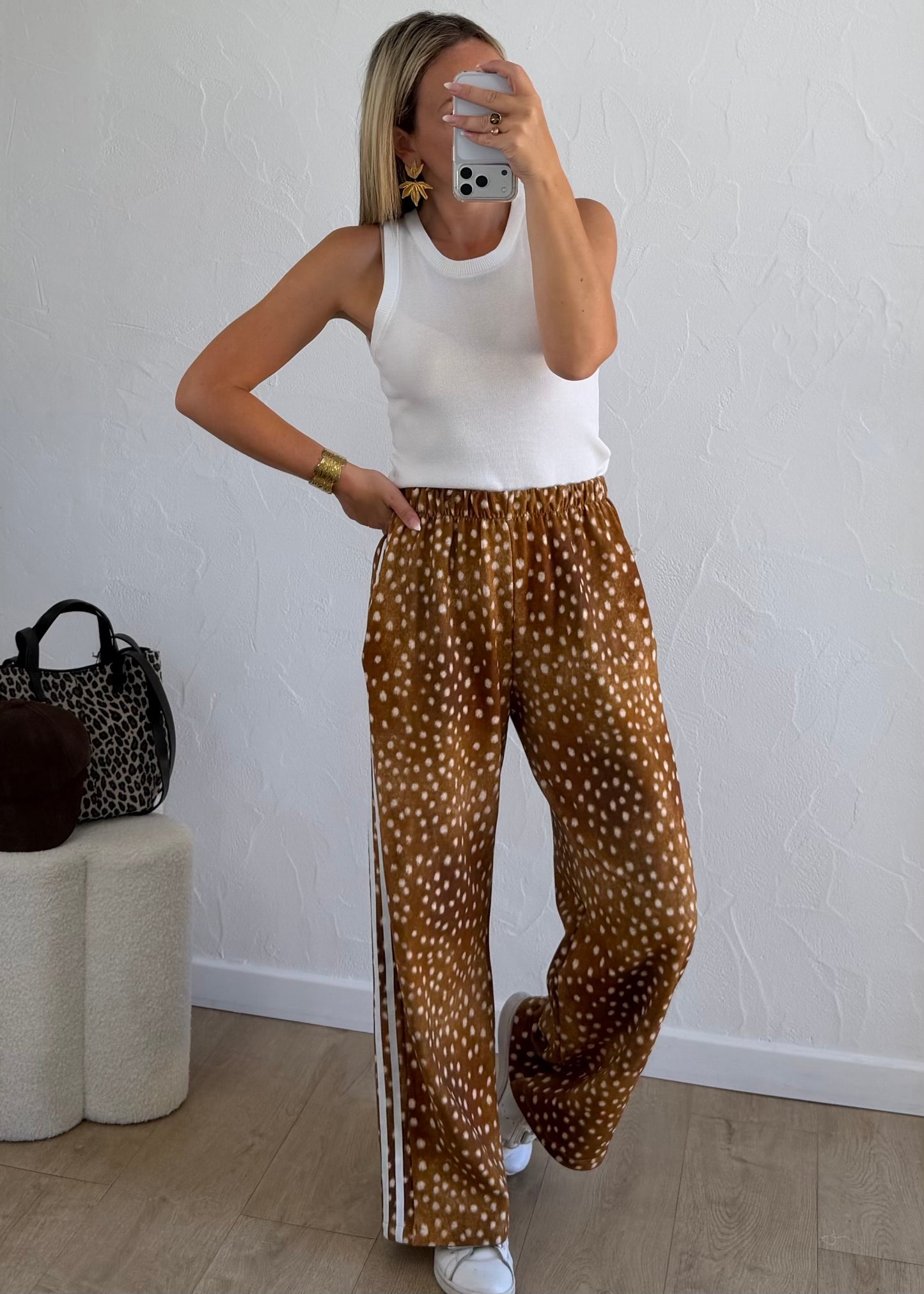 Pantalon Bonnie imprimé