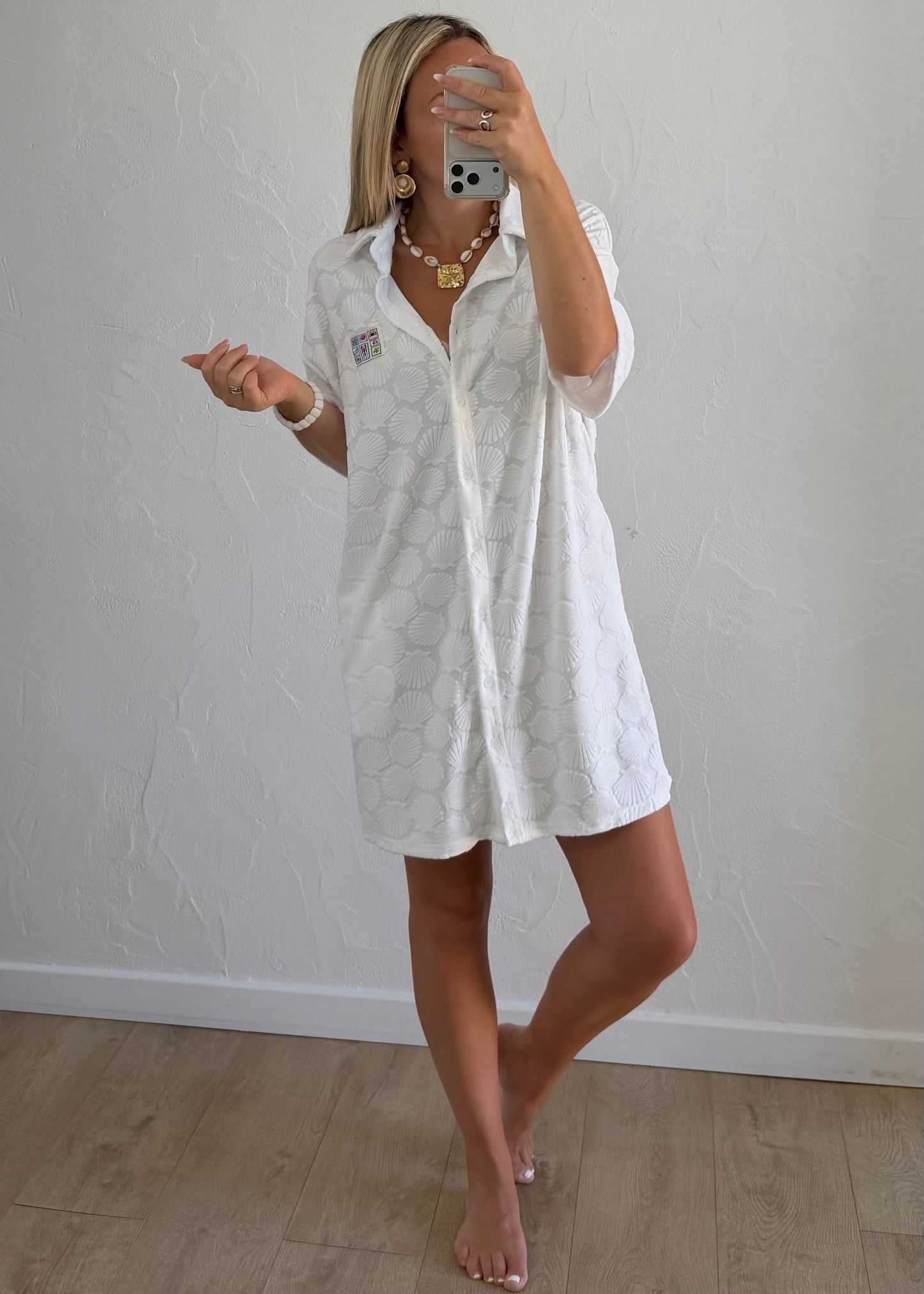 Robe ÉPONGE Blanc