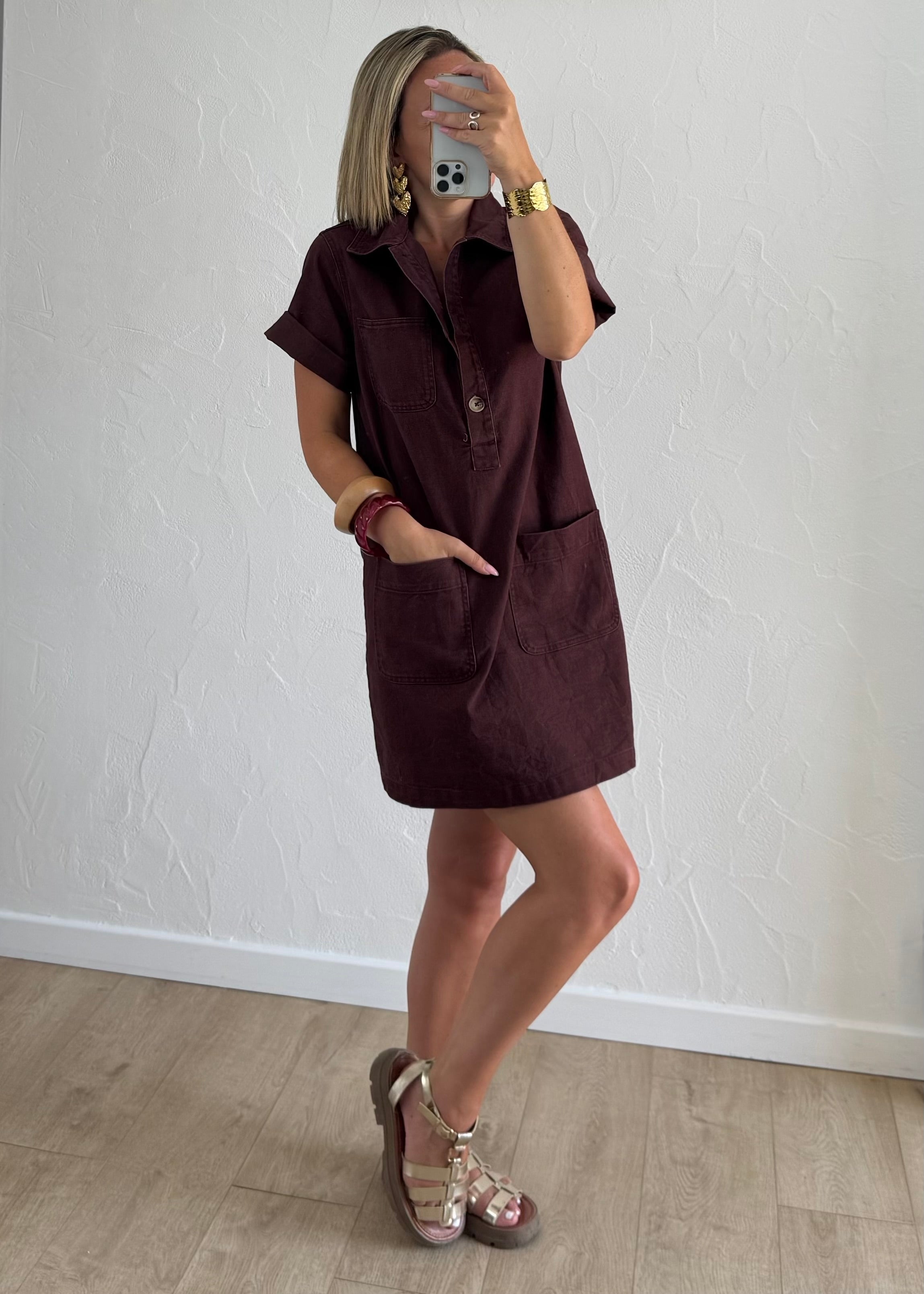 Robe PIATTO Bordeaux