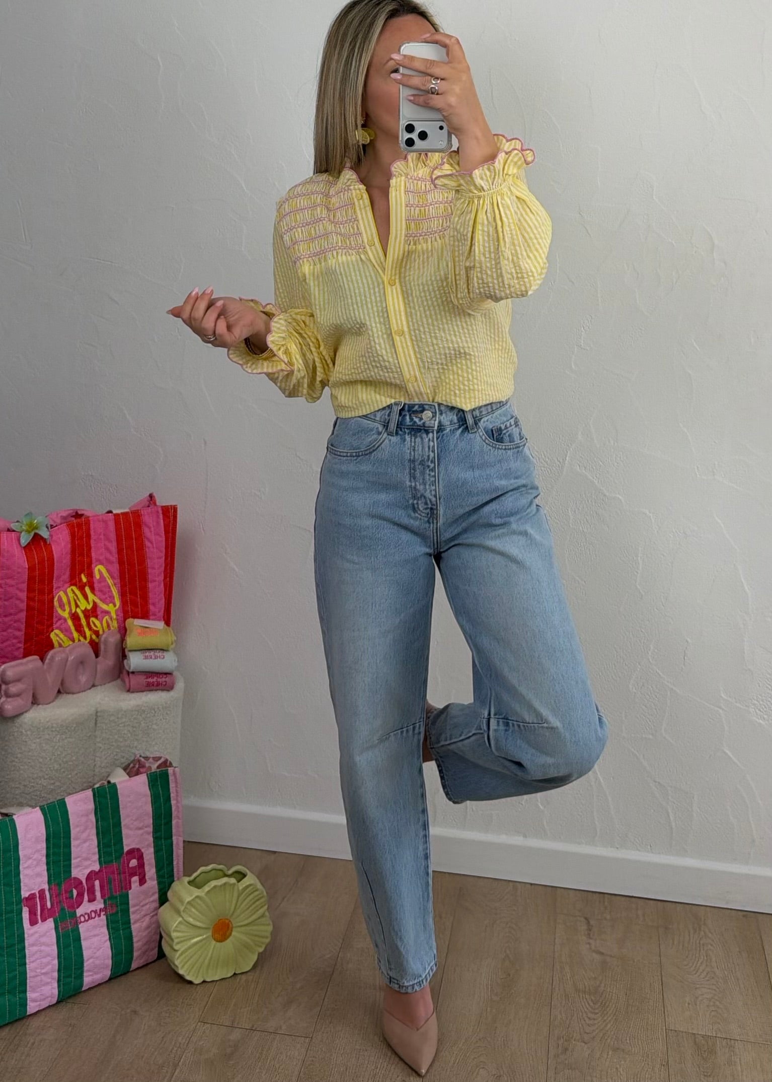 Chemisier BÉRYL Jaune