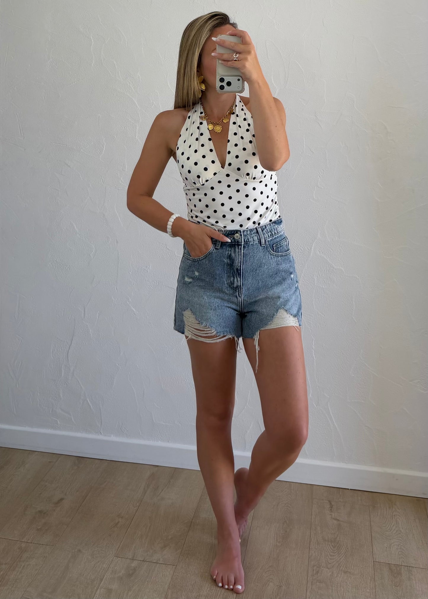 Top CECILE Blanc