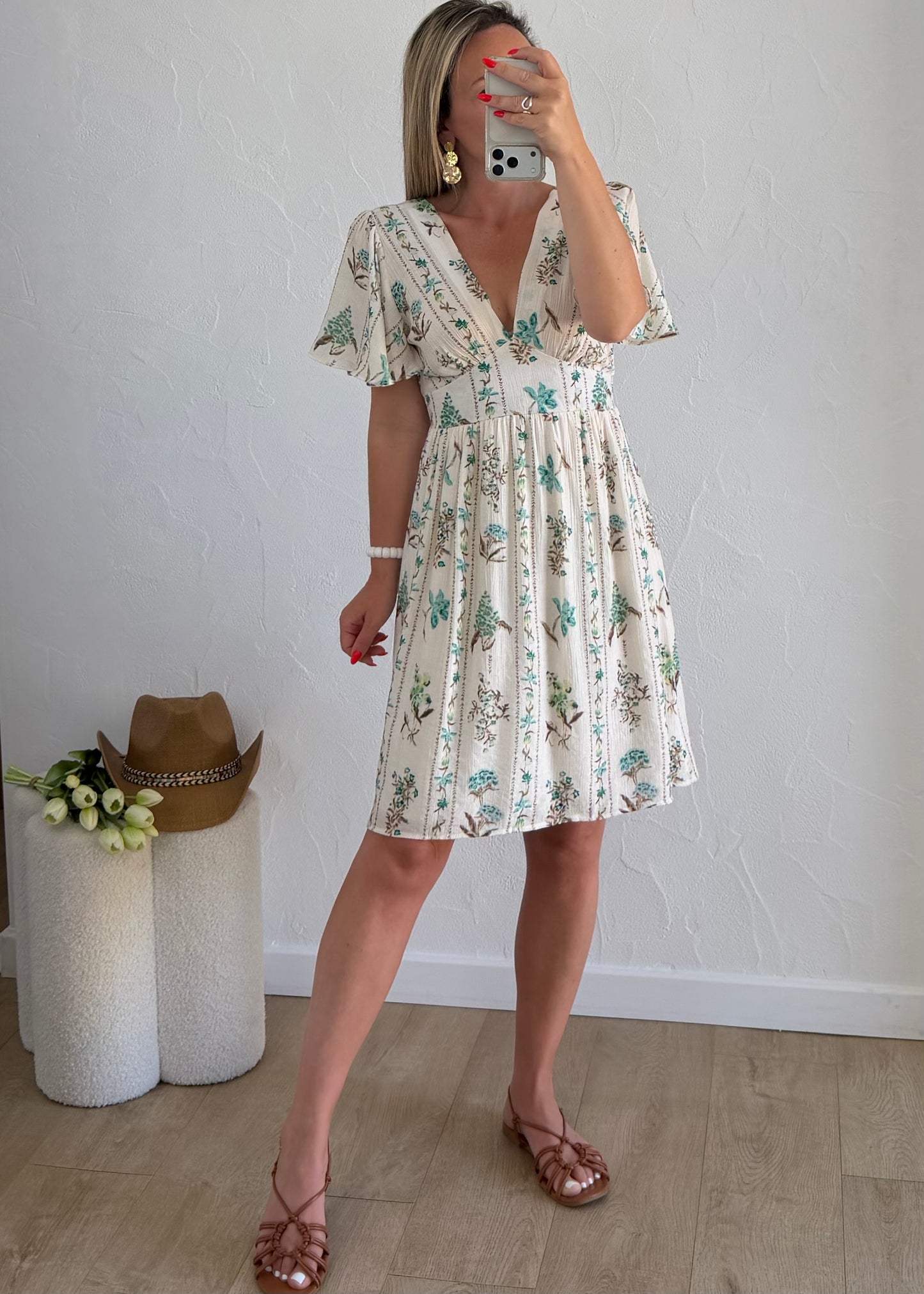 Robe DOTTIE Vert
