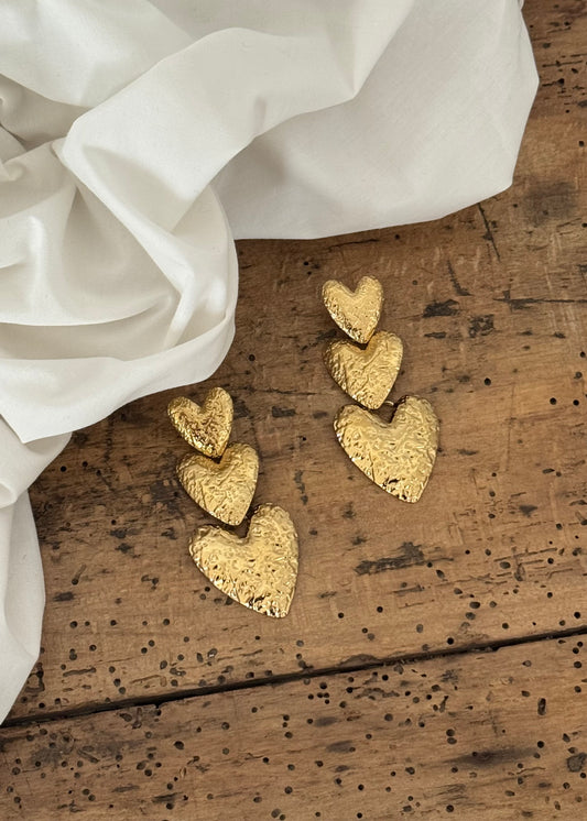 Boucles d’oreilles COEURS