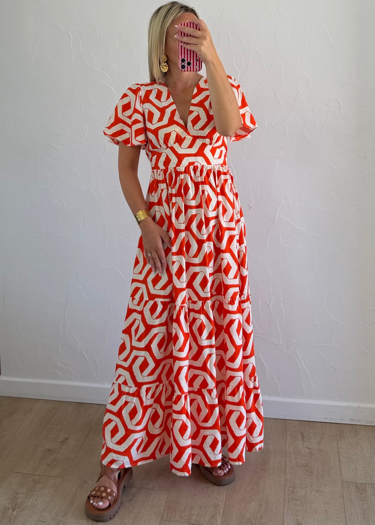 Robe ABIGAELLE Orange