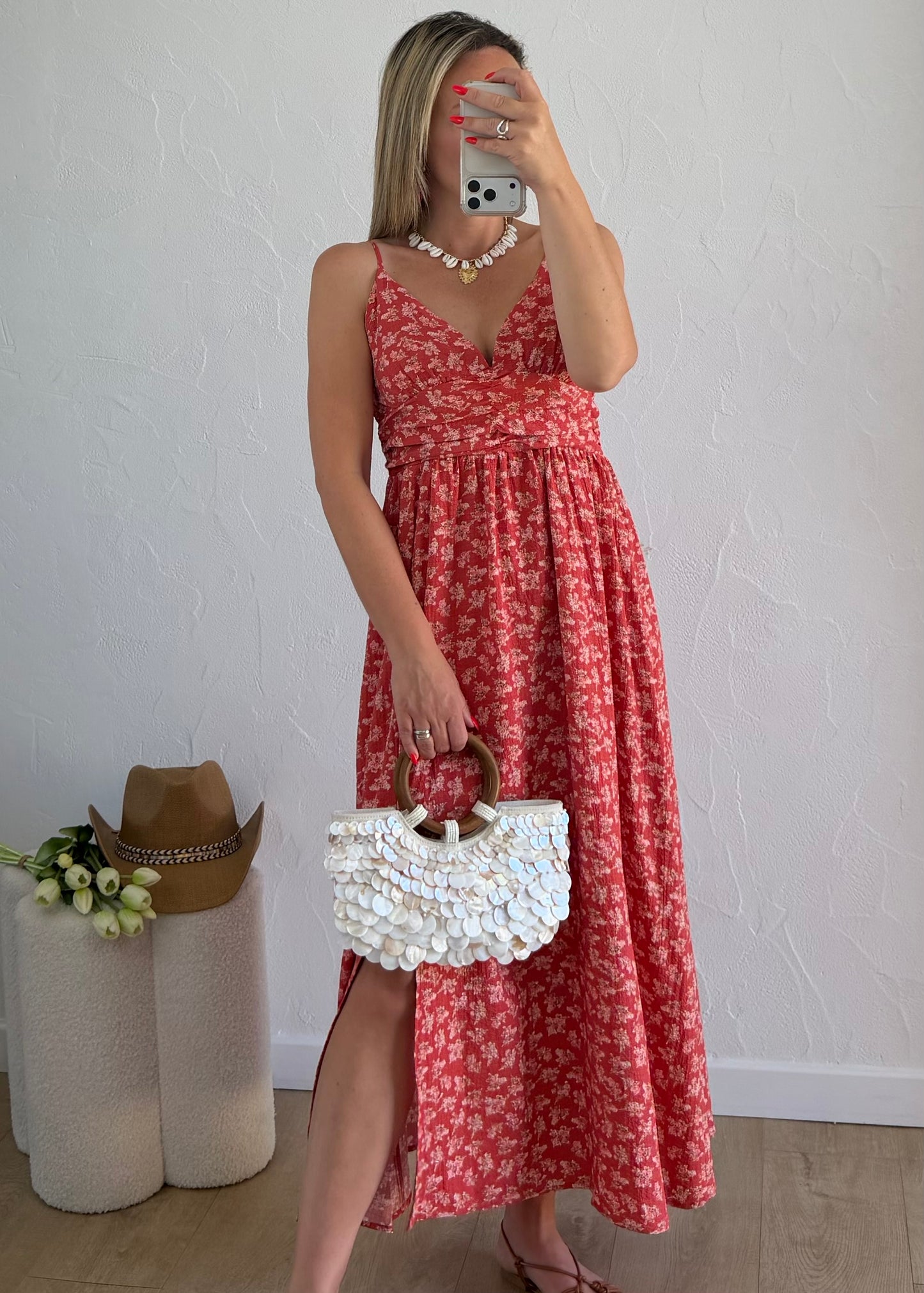 Robe LORRAINE Rouge