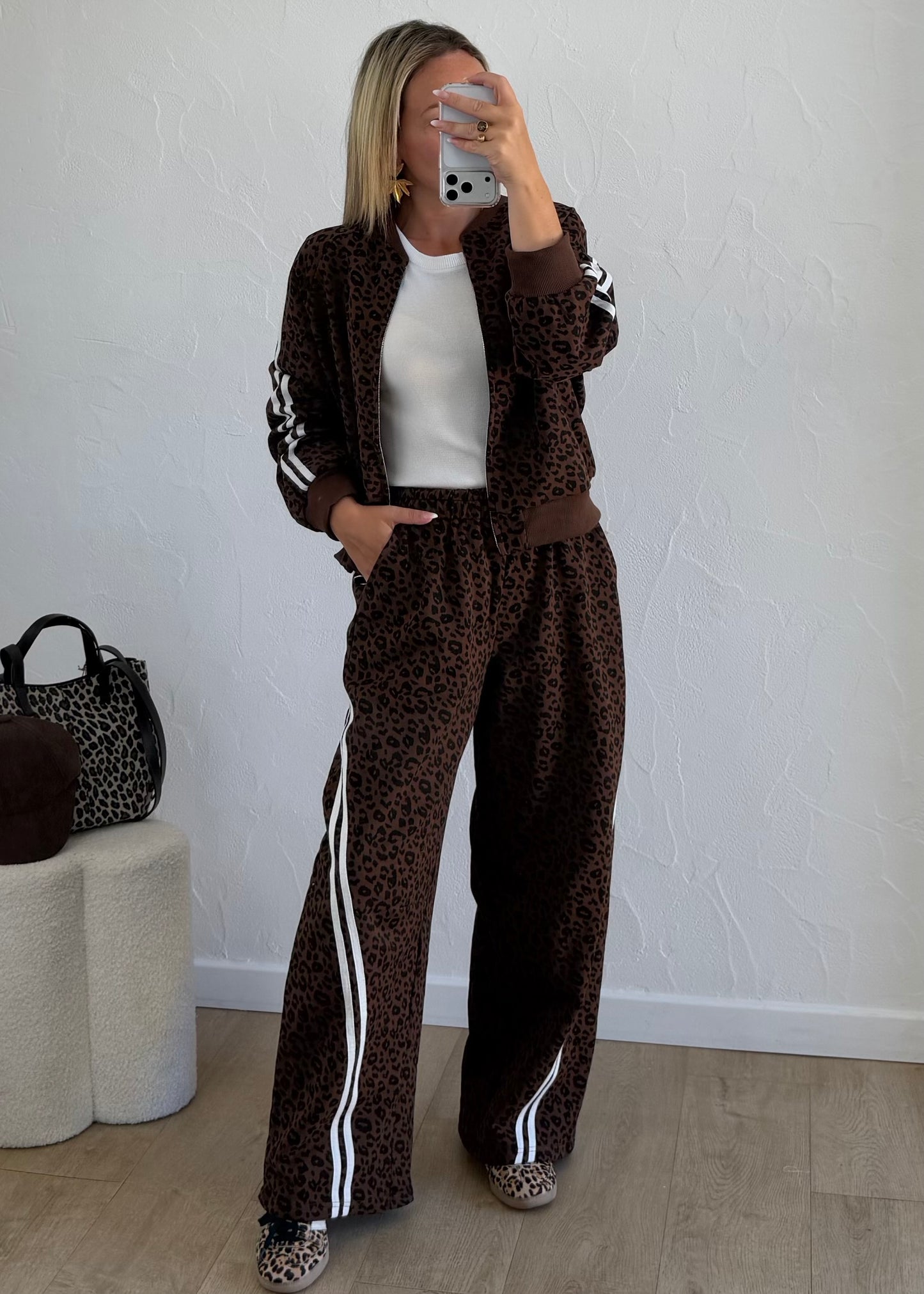Pantalon Salomé léopard