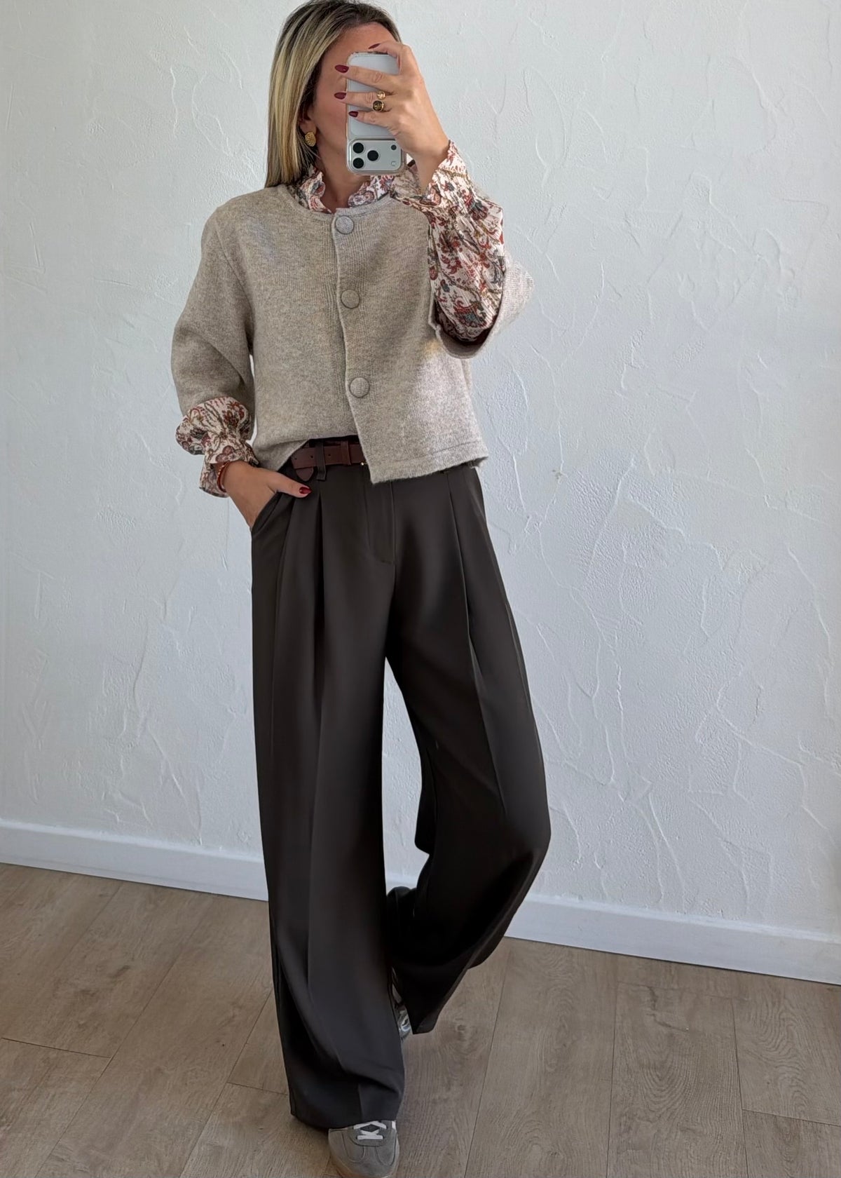 Pull Maeva taupe