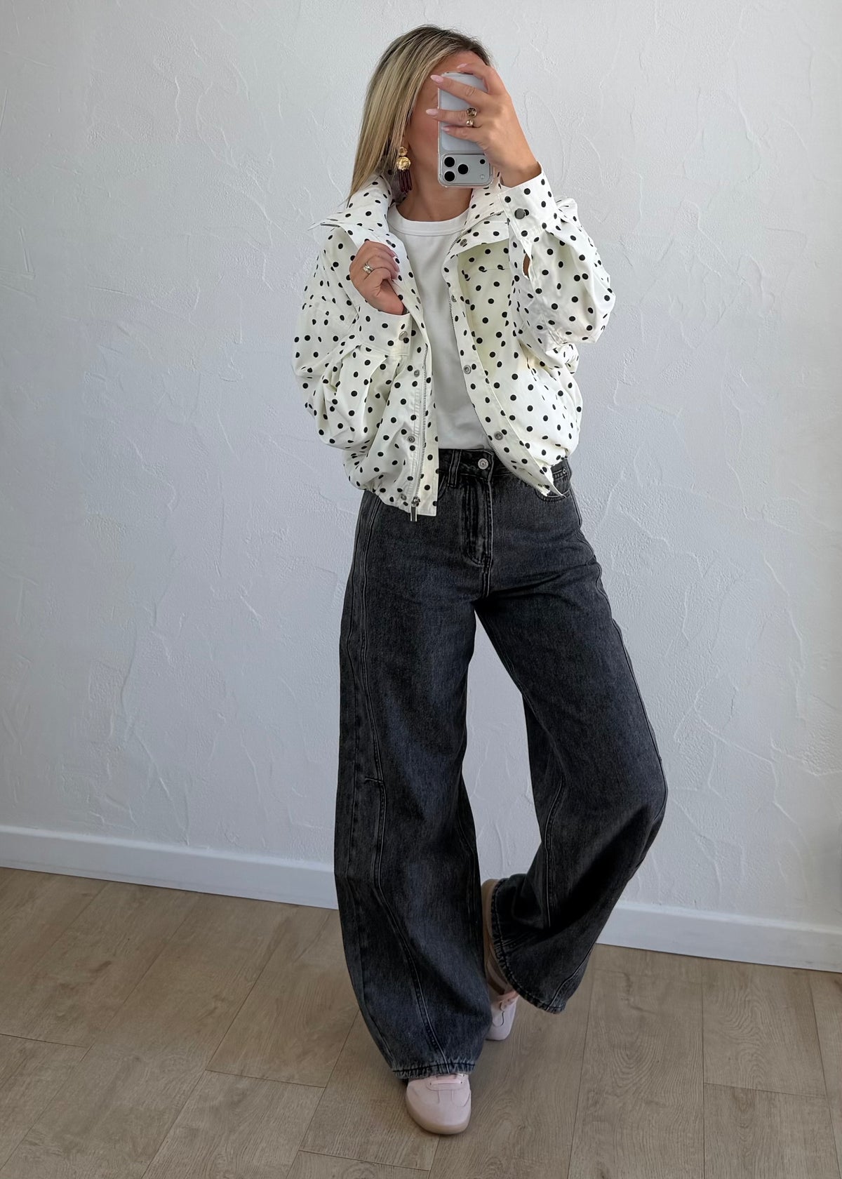 Veste April à pois
