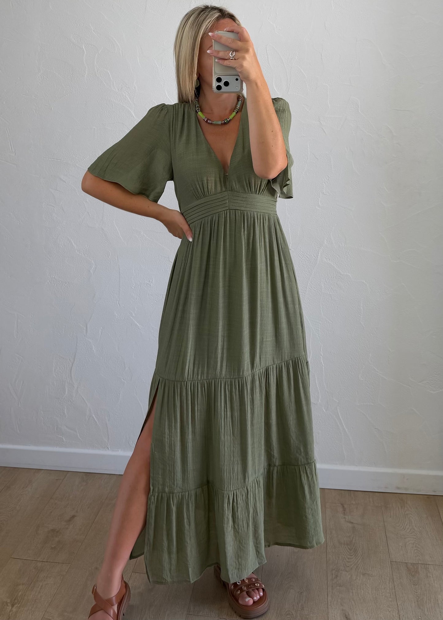Robe LALIE Kaki