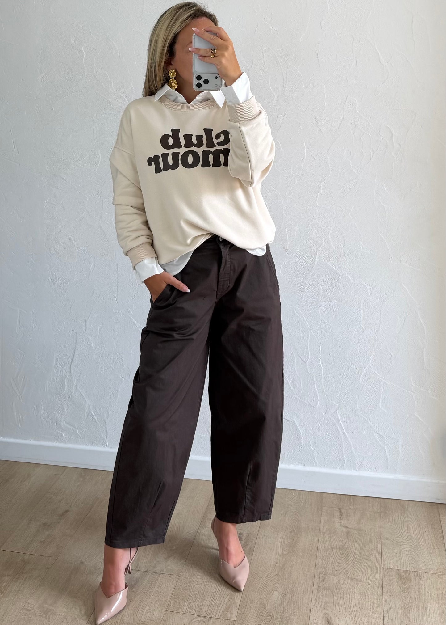 Sweat Amour beige