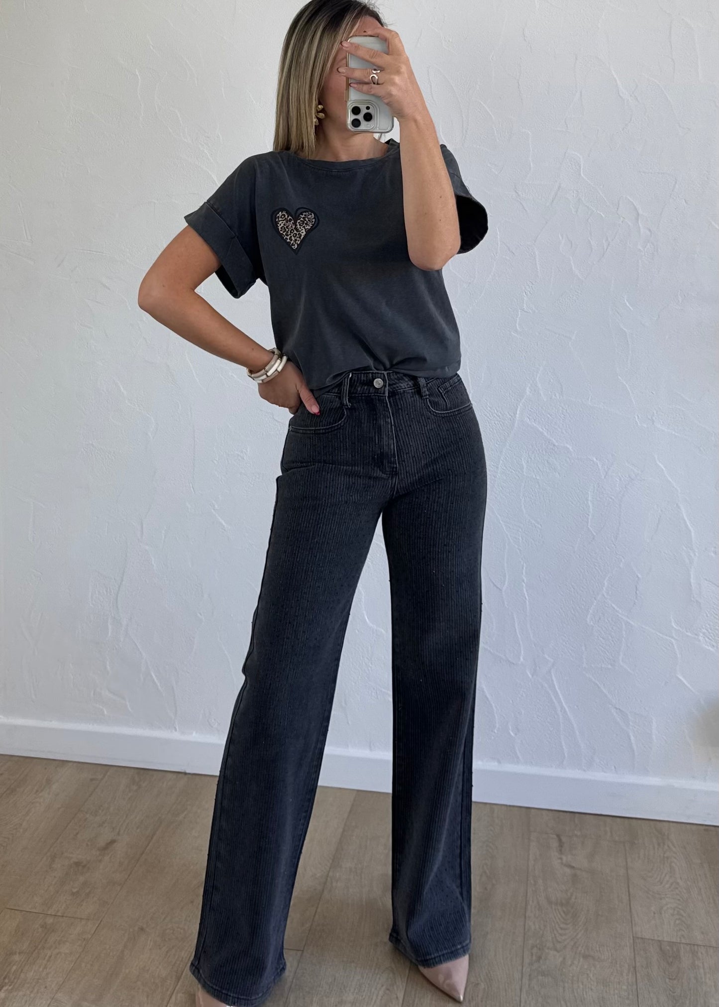 Jean MIREANNE Rayures Gris