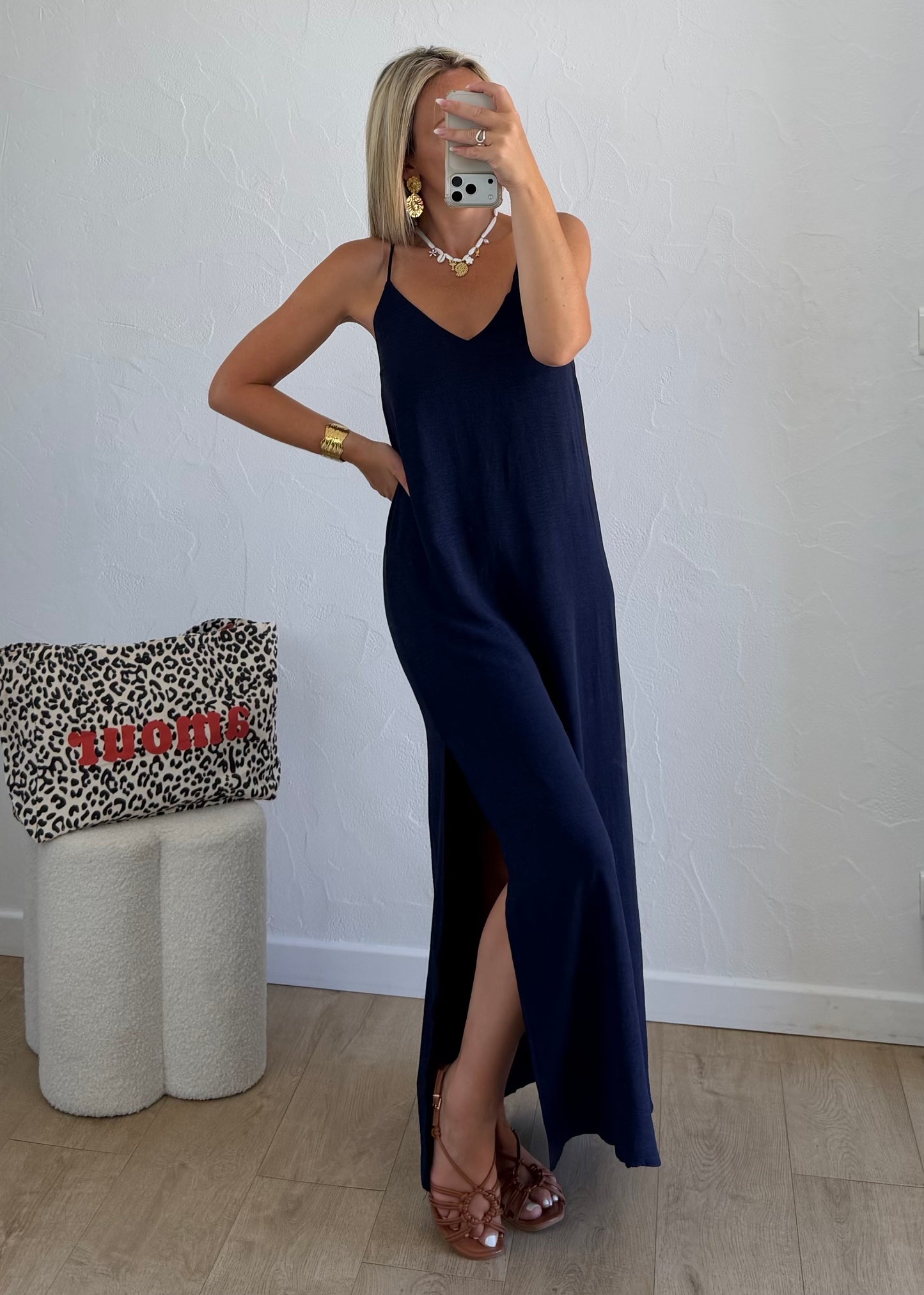 Robe TINA Bleu marine