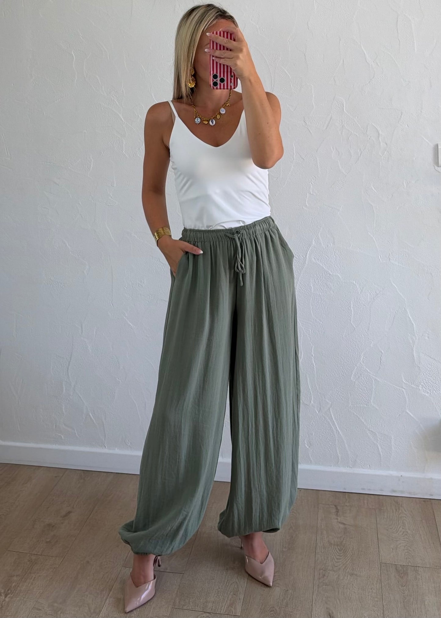 Pantalon NINON Kaki