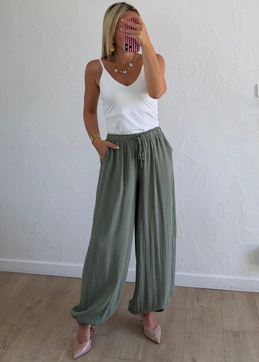 Pantalon NINON Kaki