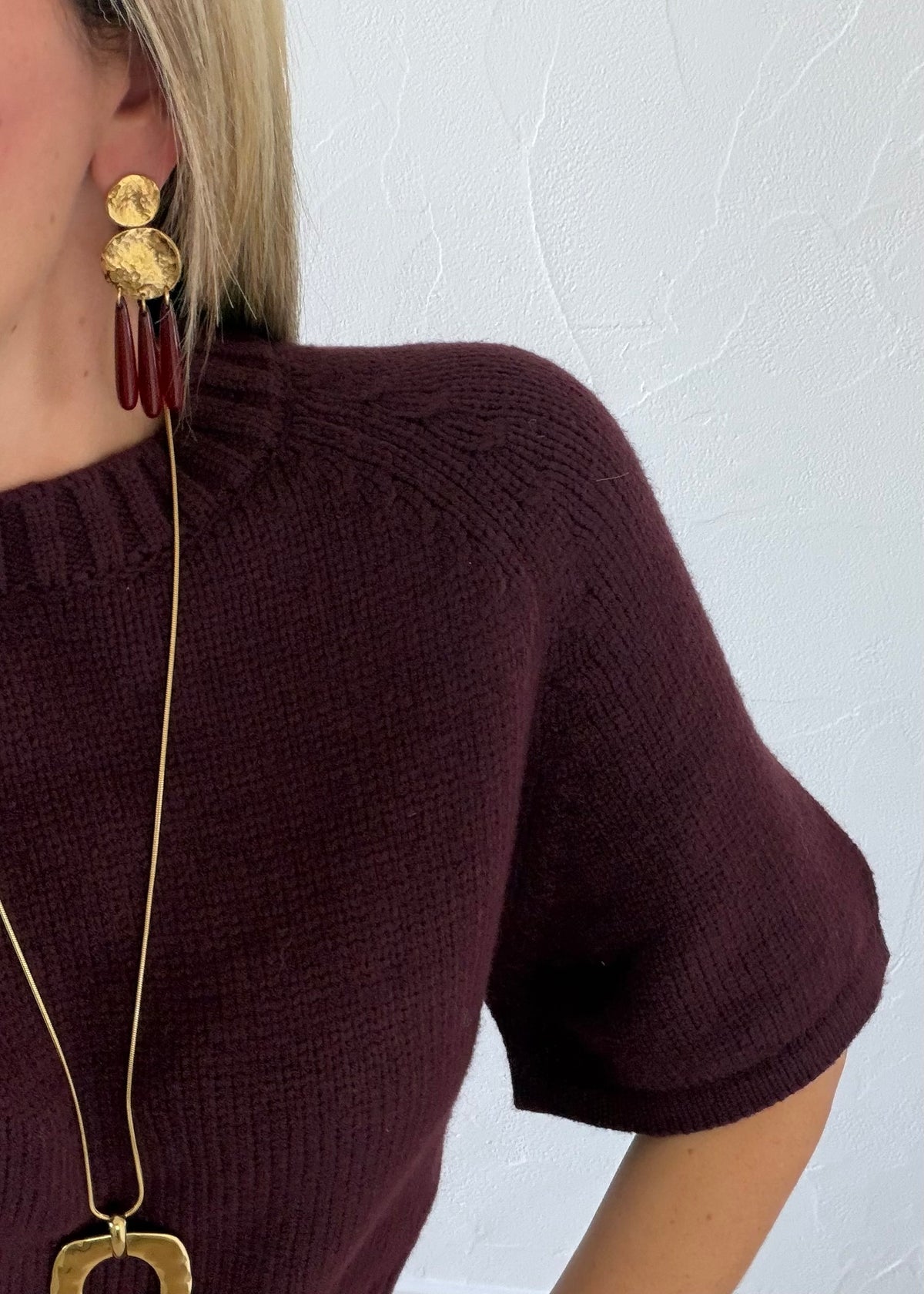 Pull Valentin bordeaux