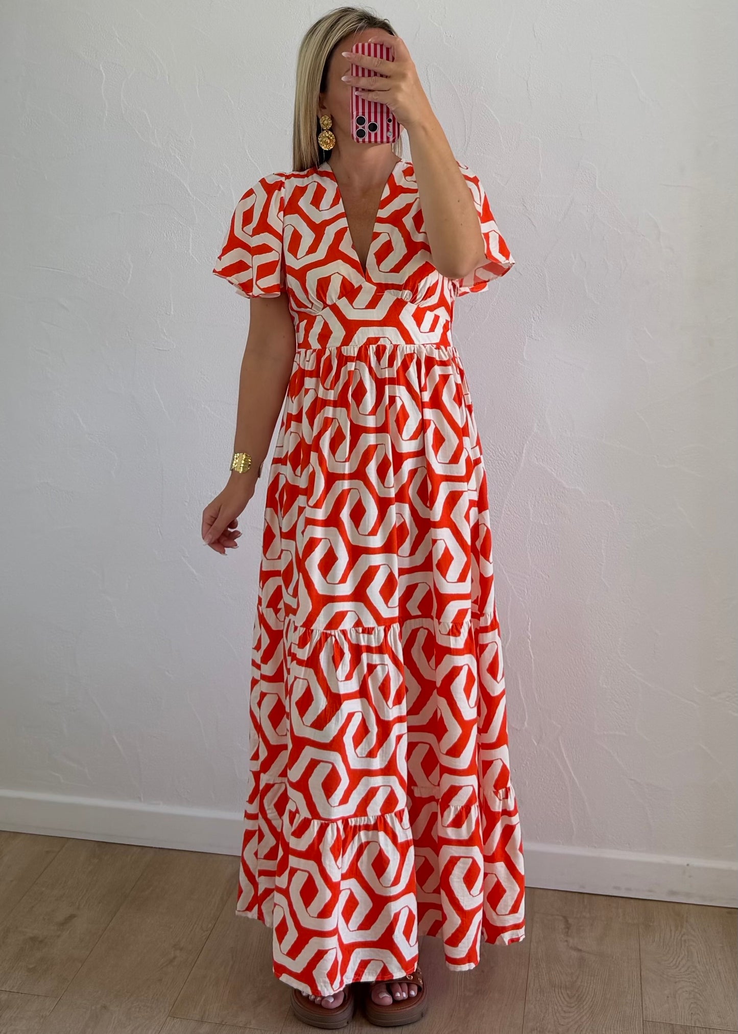 Robe ABIGAELLE Orange