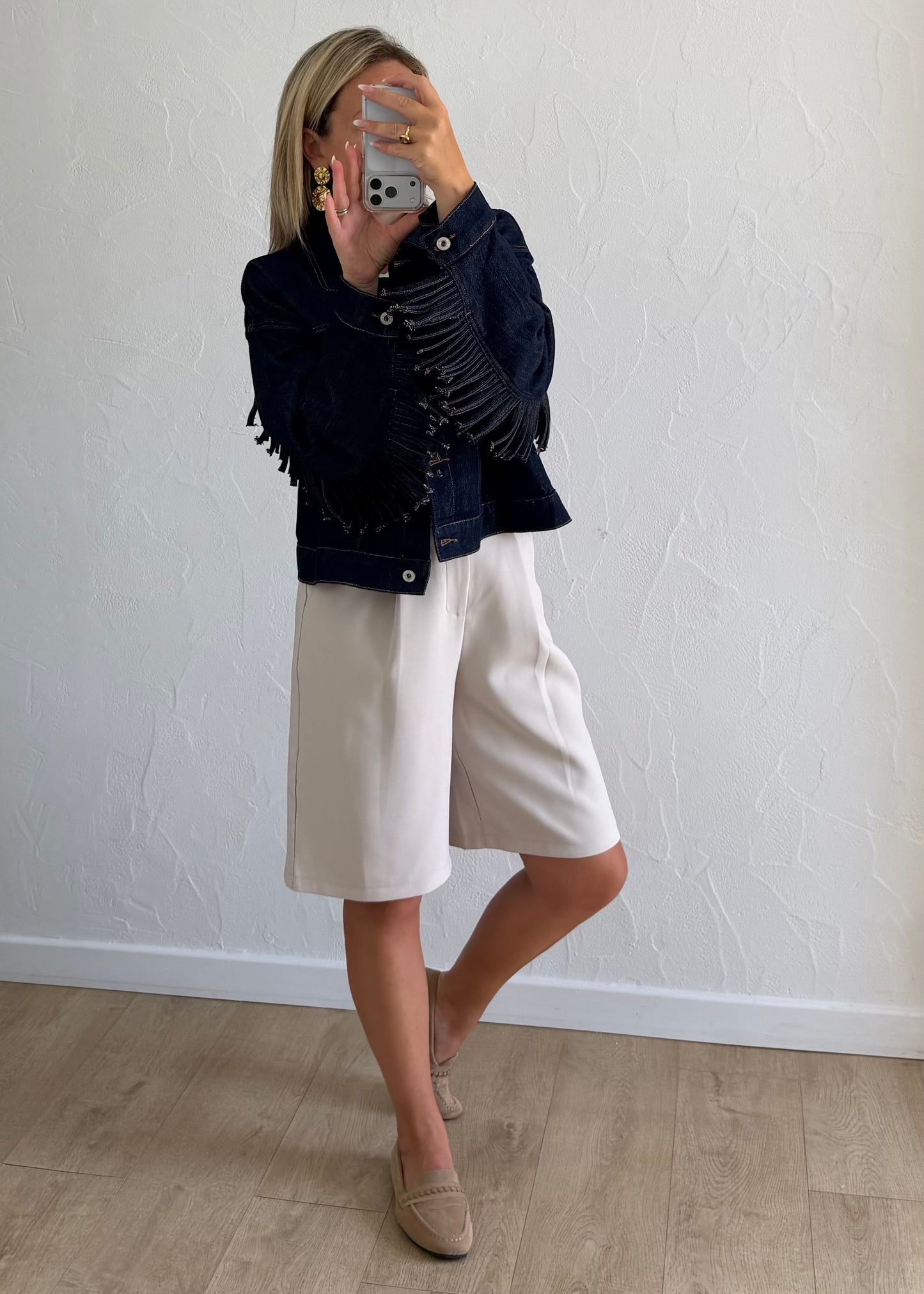 Veste Texane en jean brut