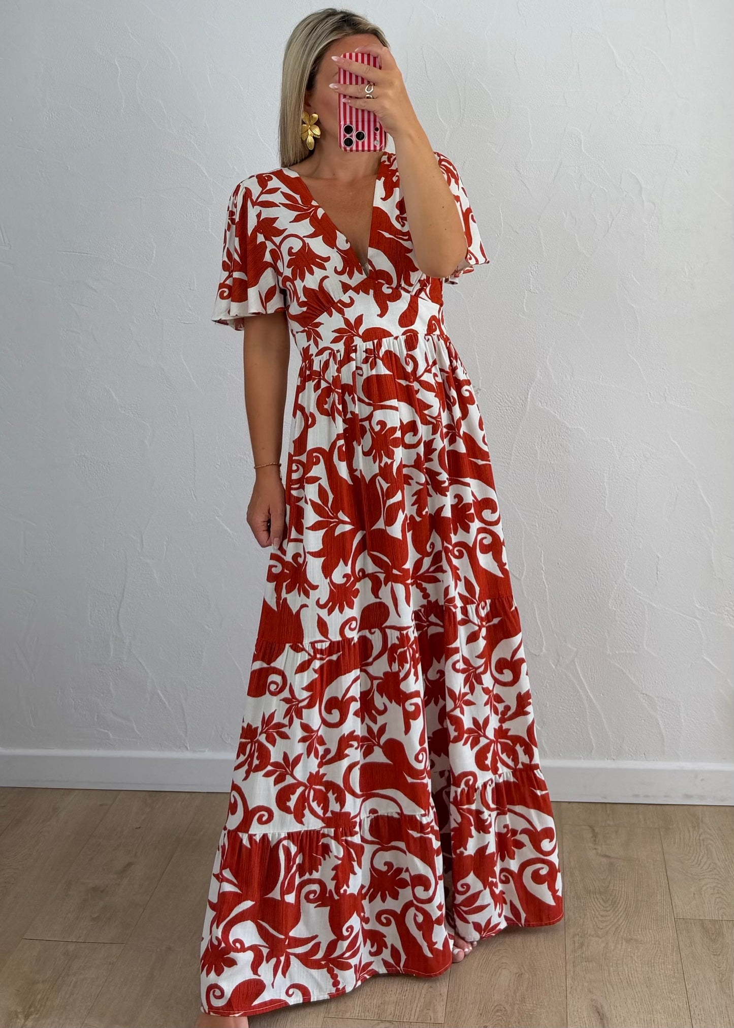 Robe JUNE Rouille