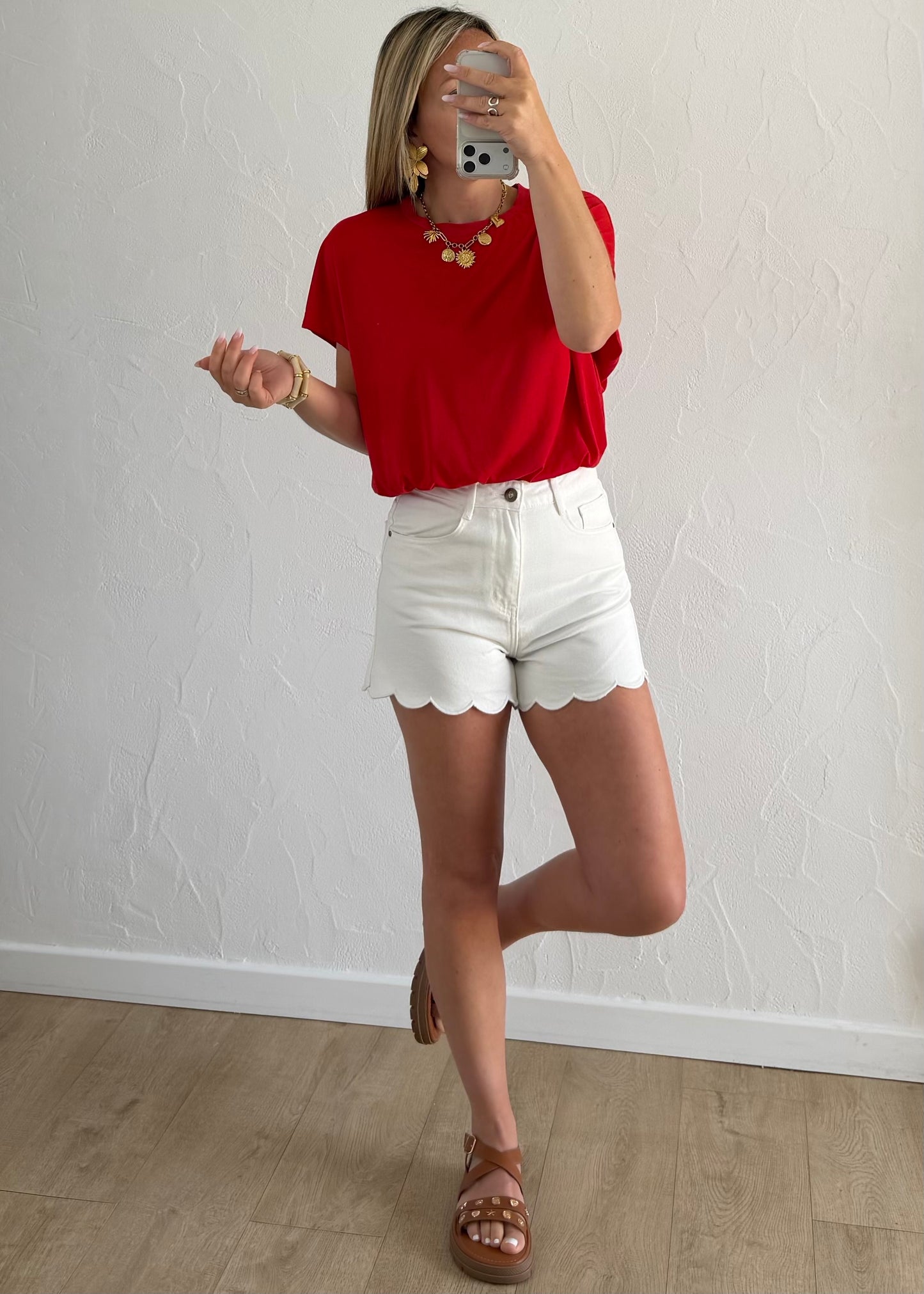 Tee-shirt ELWYN Rouge