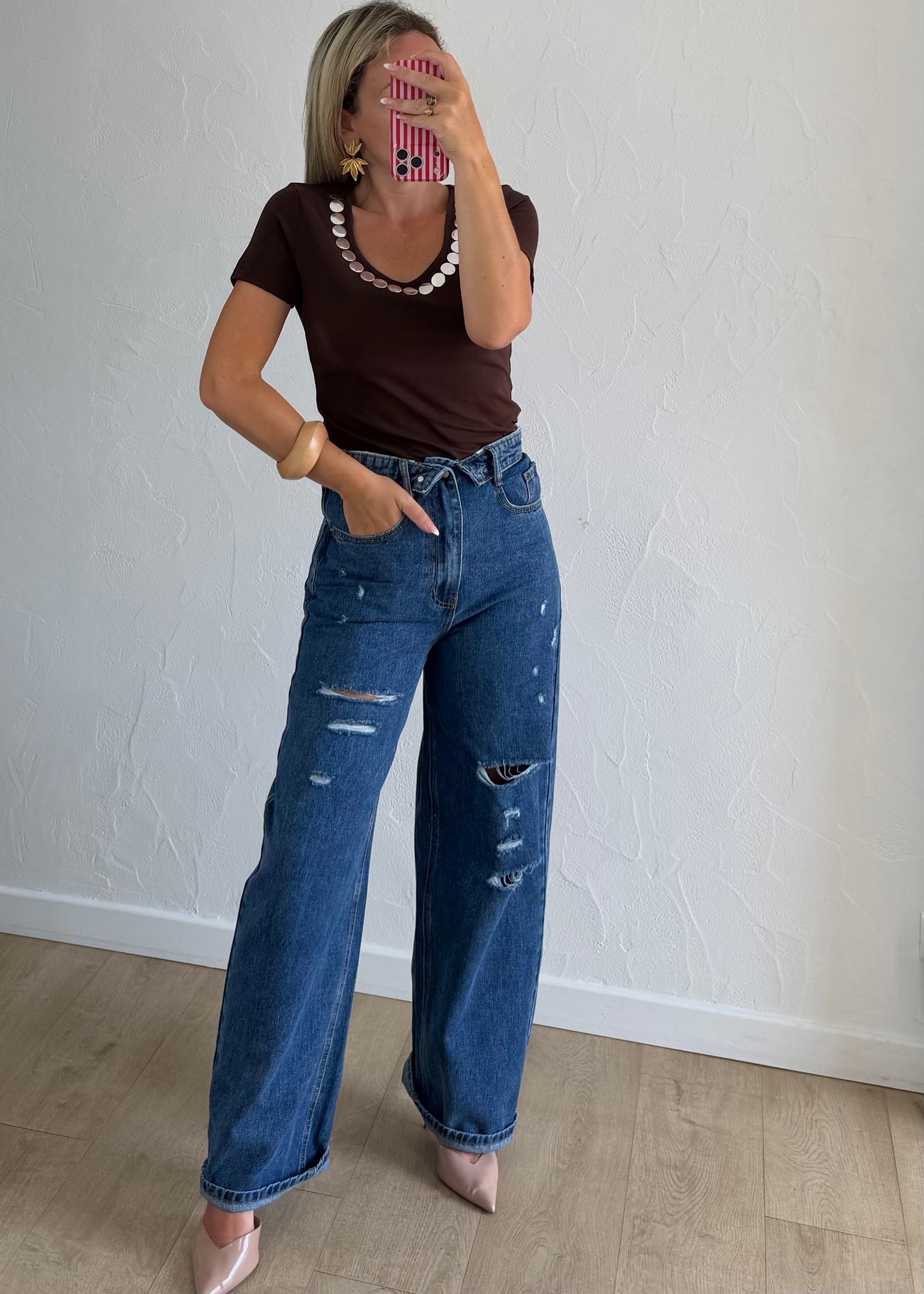 tee-shirt Milo marron