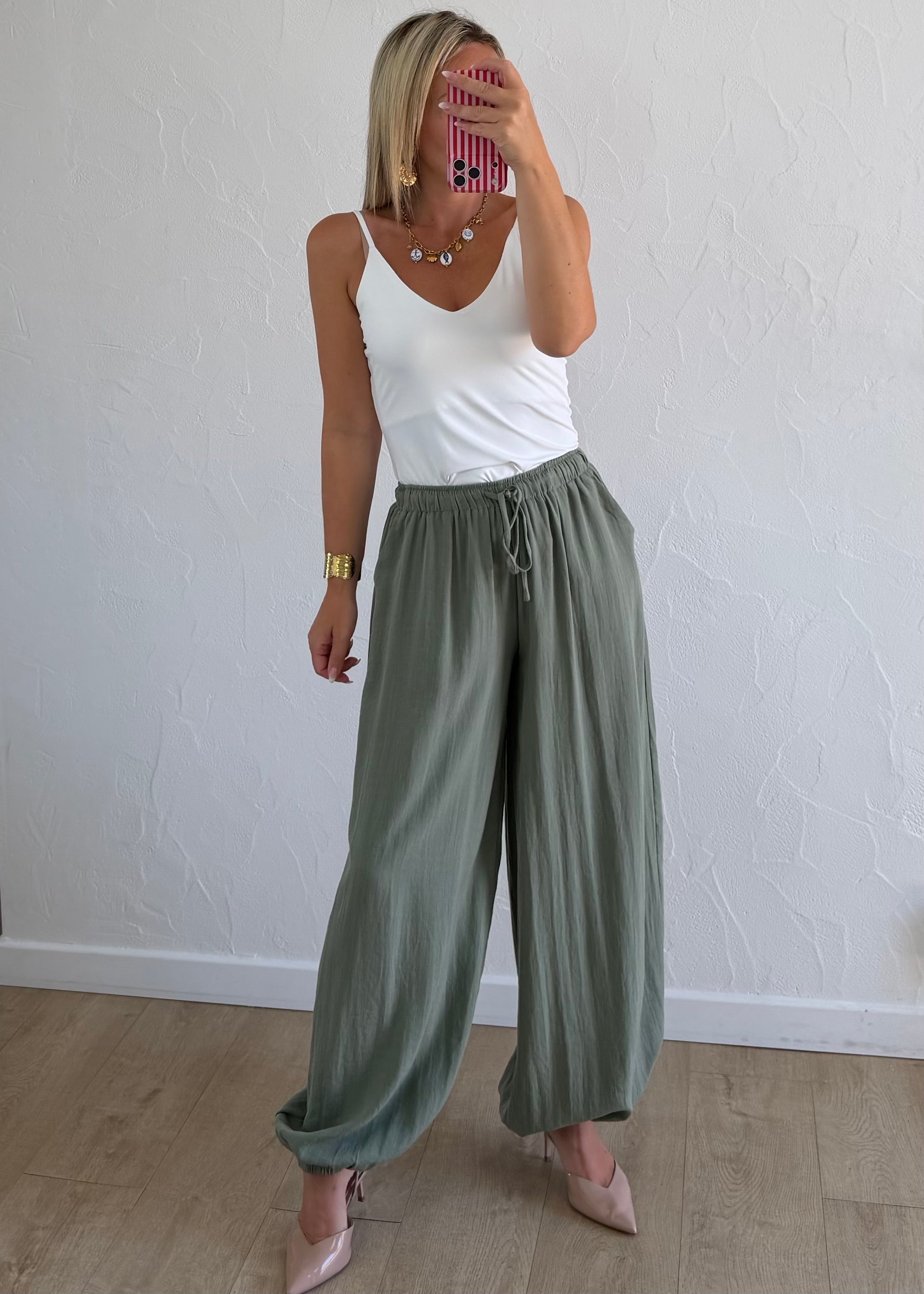 Pantalon NINON Kaki