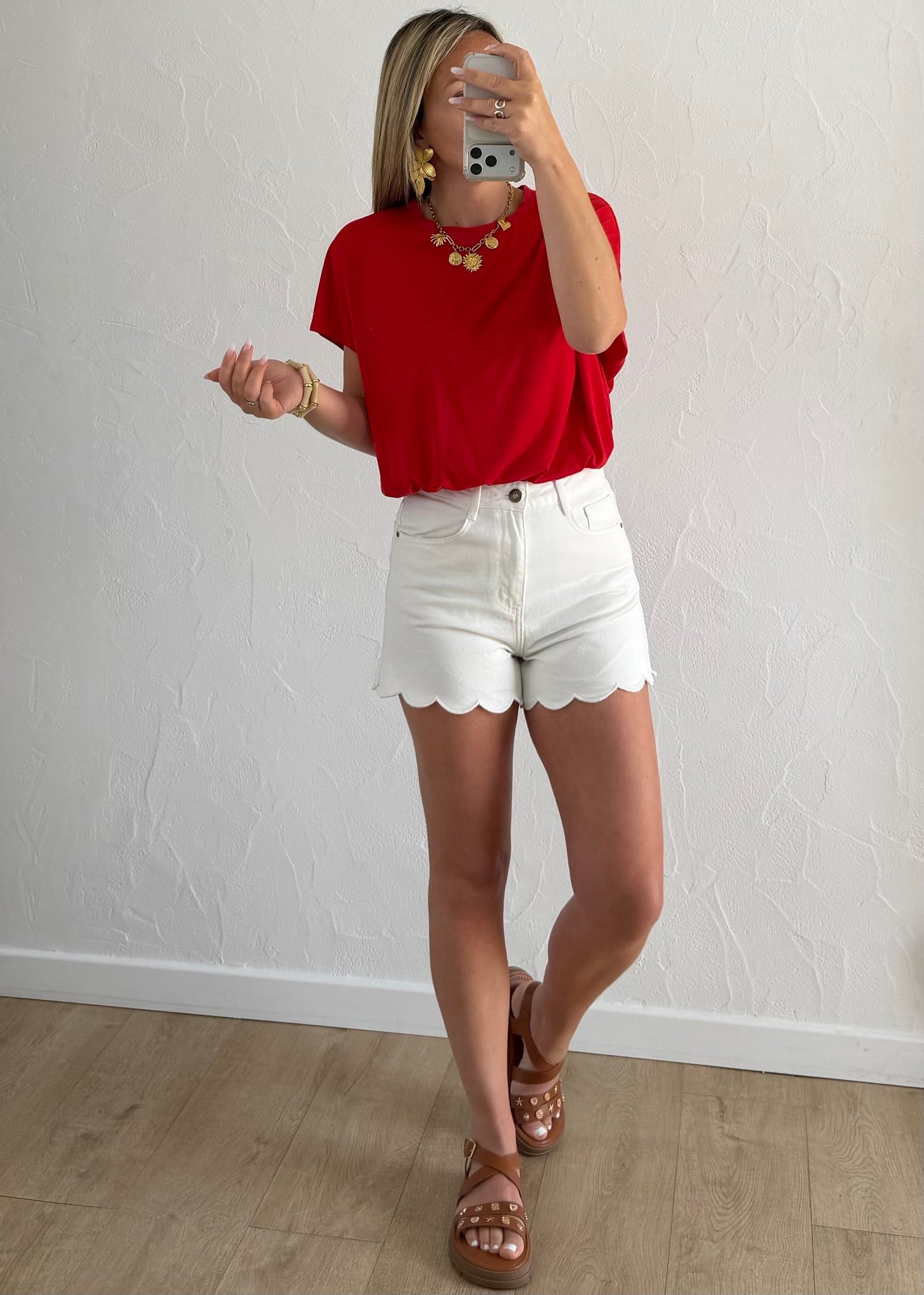 Tee-shirt ELWYN Rouge
