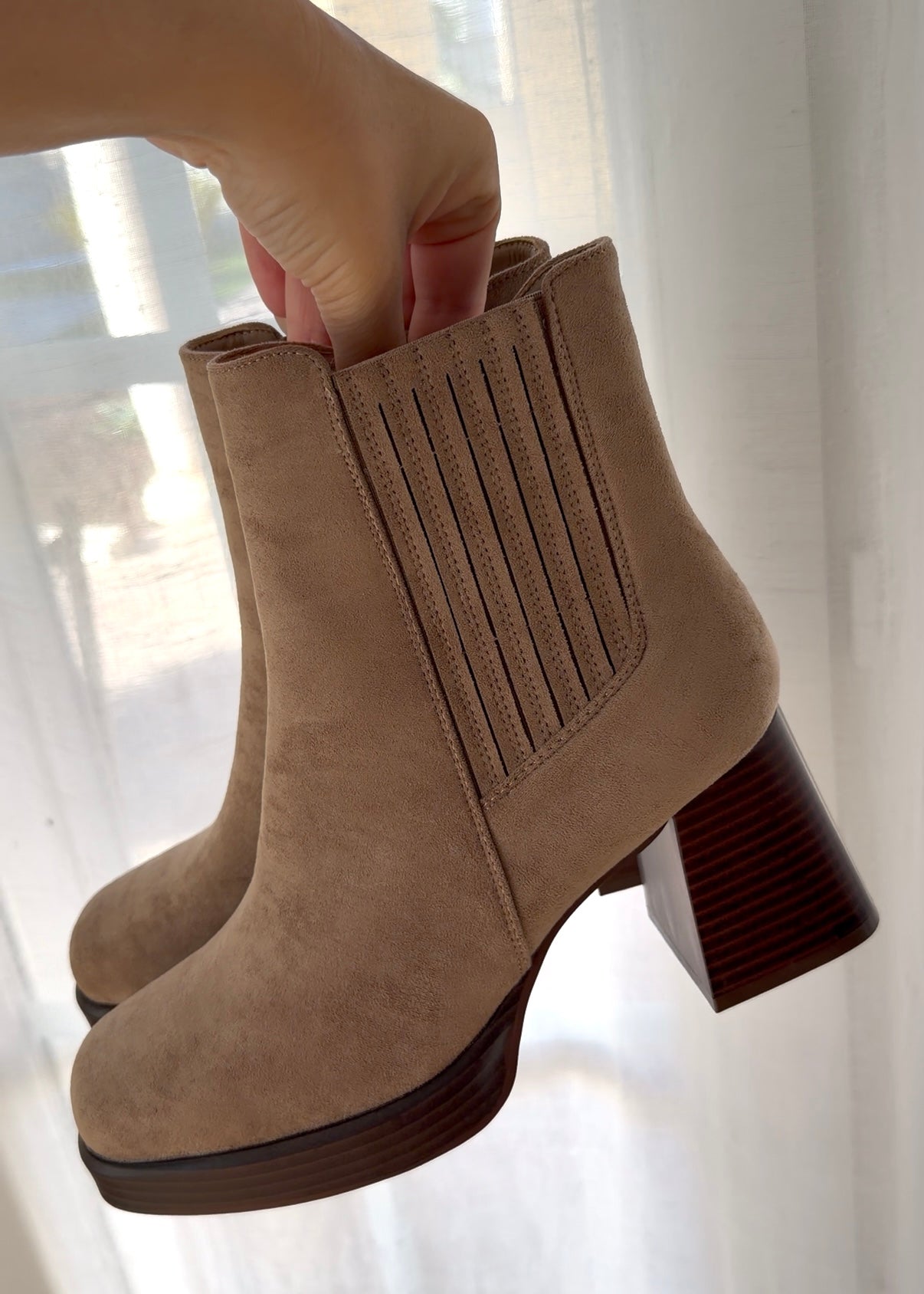 Bottines Mandy taupe