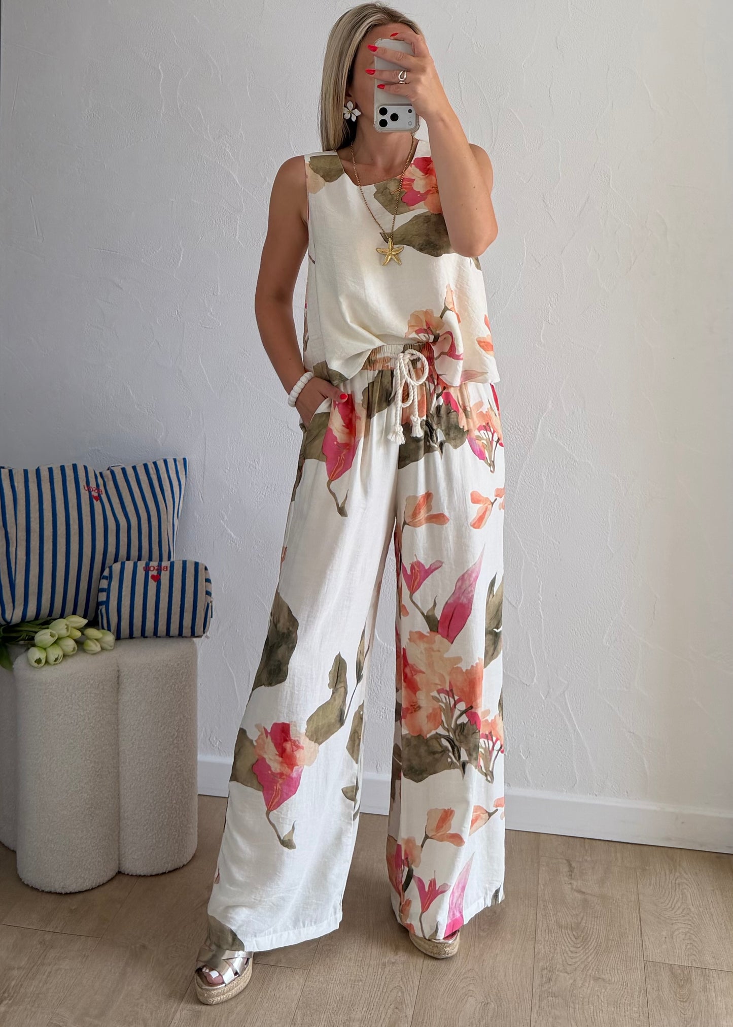 Pantalon LENA Rose