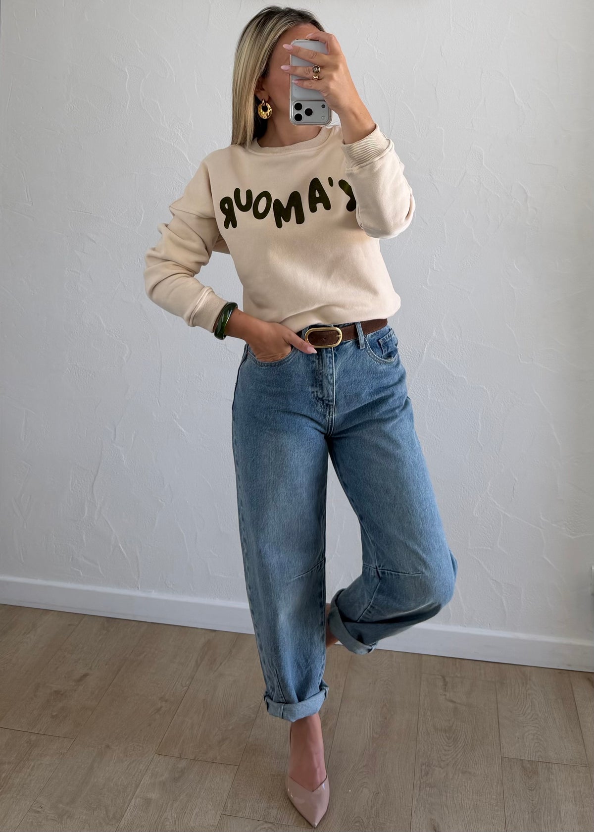 Sweat Calista beige