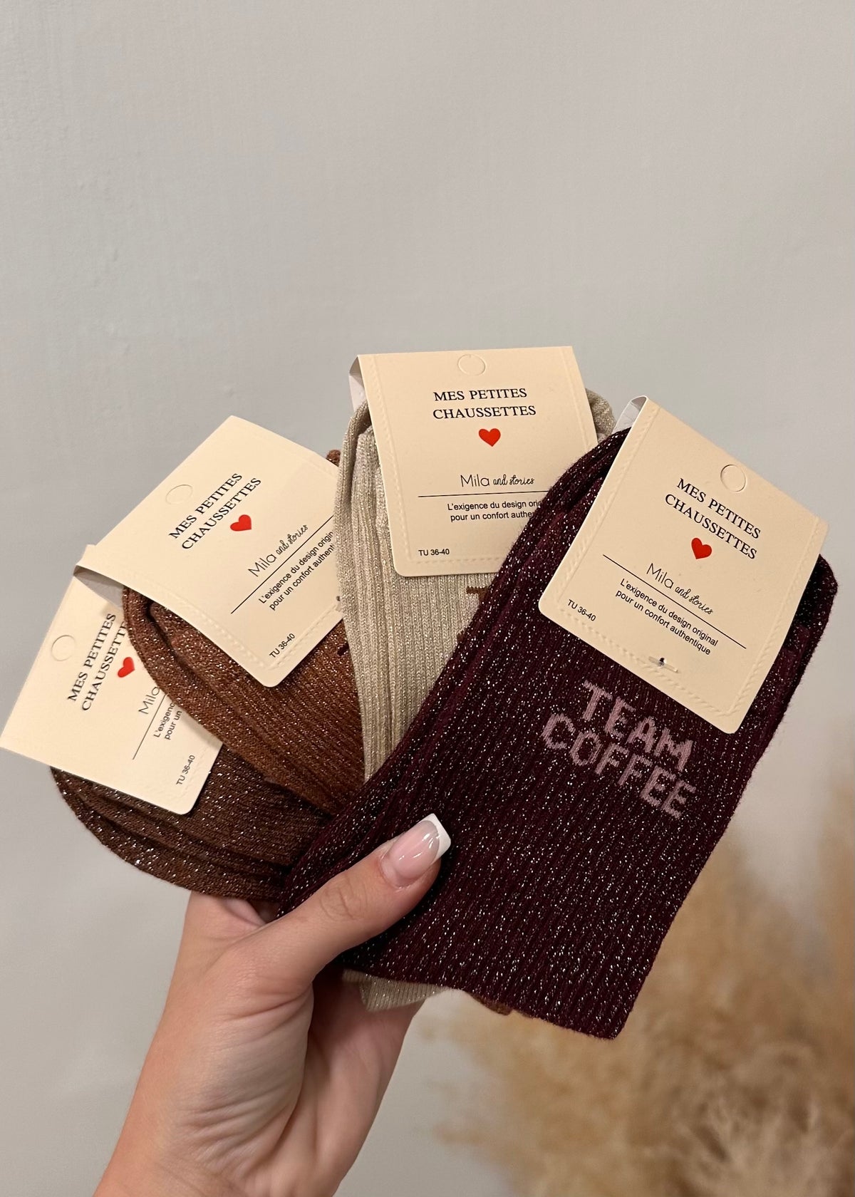 Chaussettes «Team Coffee»